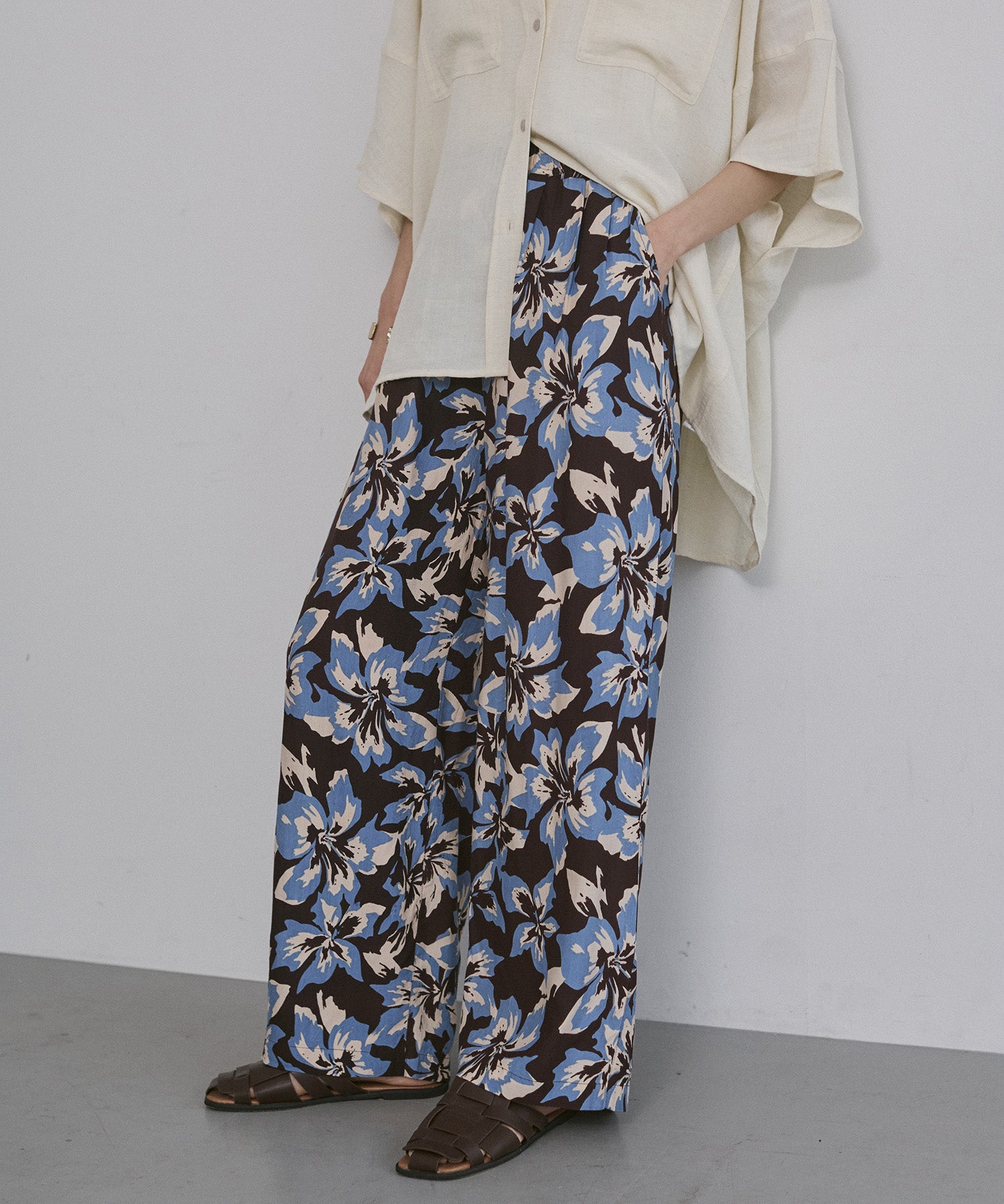 PRINTED EASY PANTS