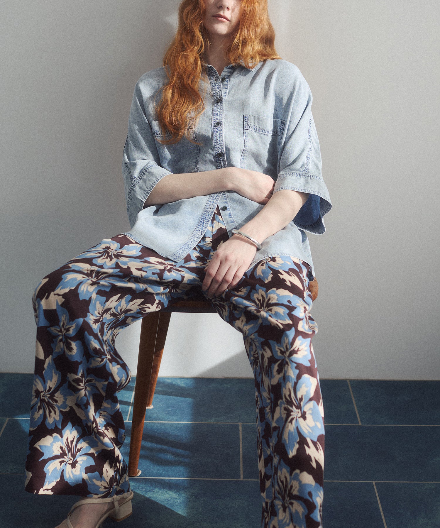 PRINTED EASY PANTS