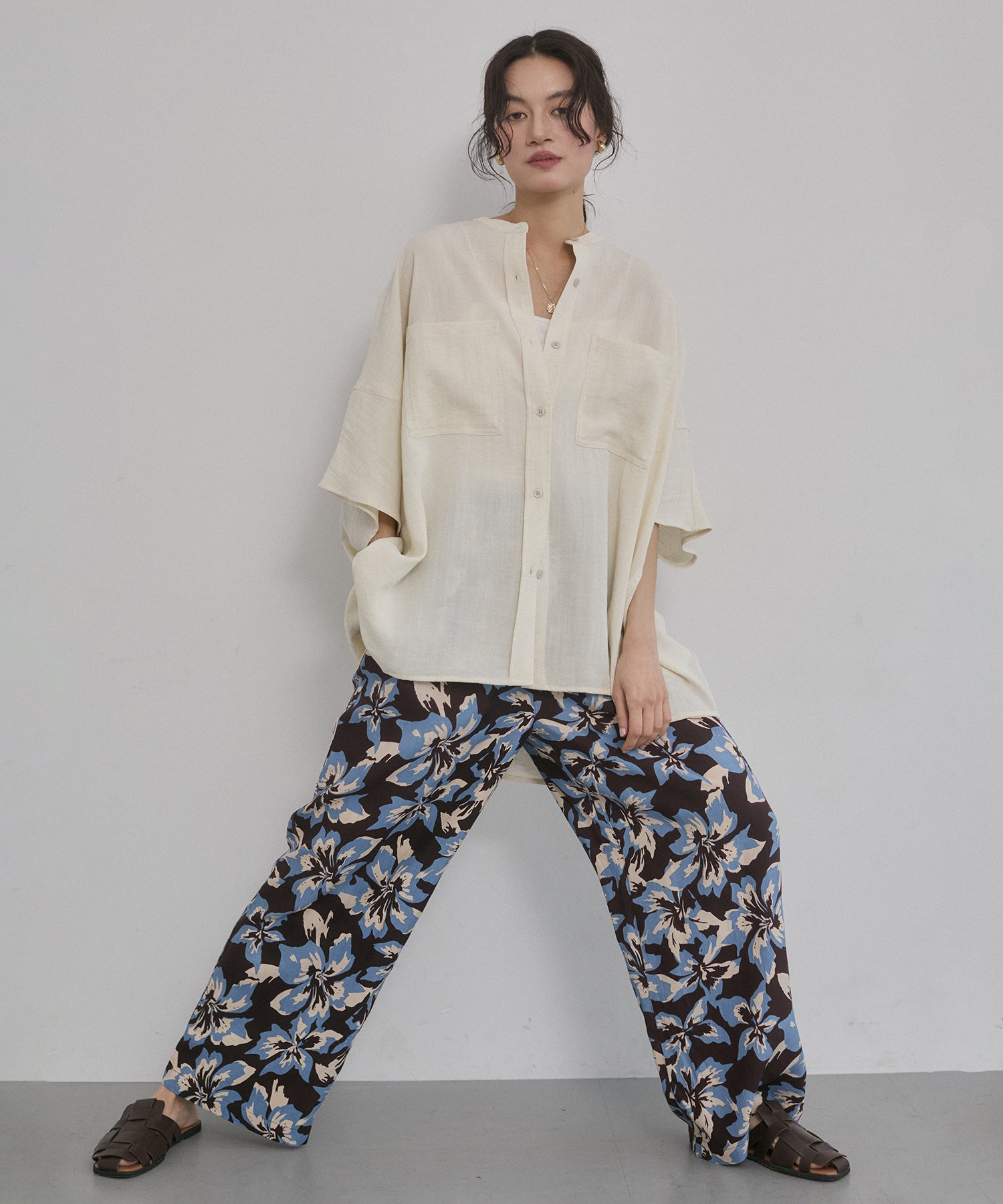 PRINTED EASY PANTS
