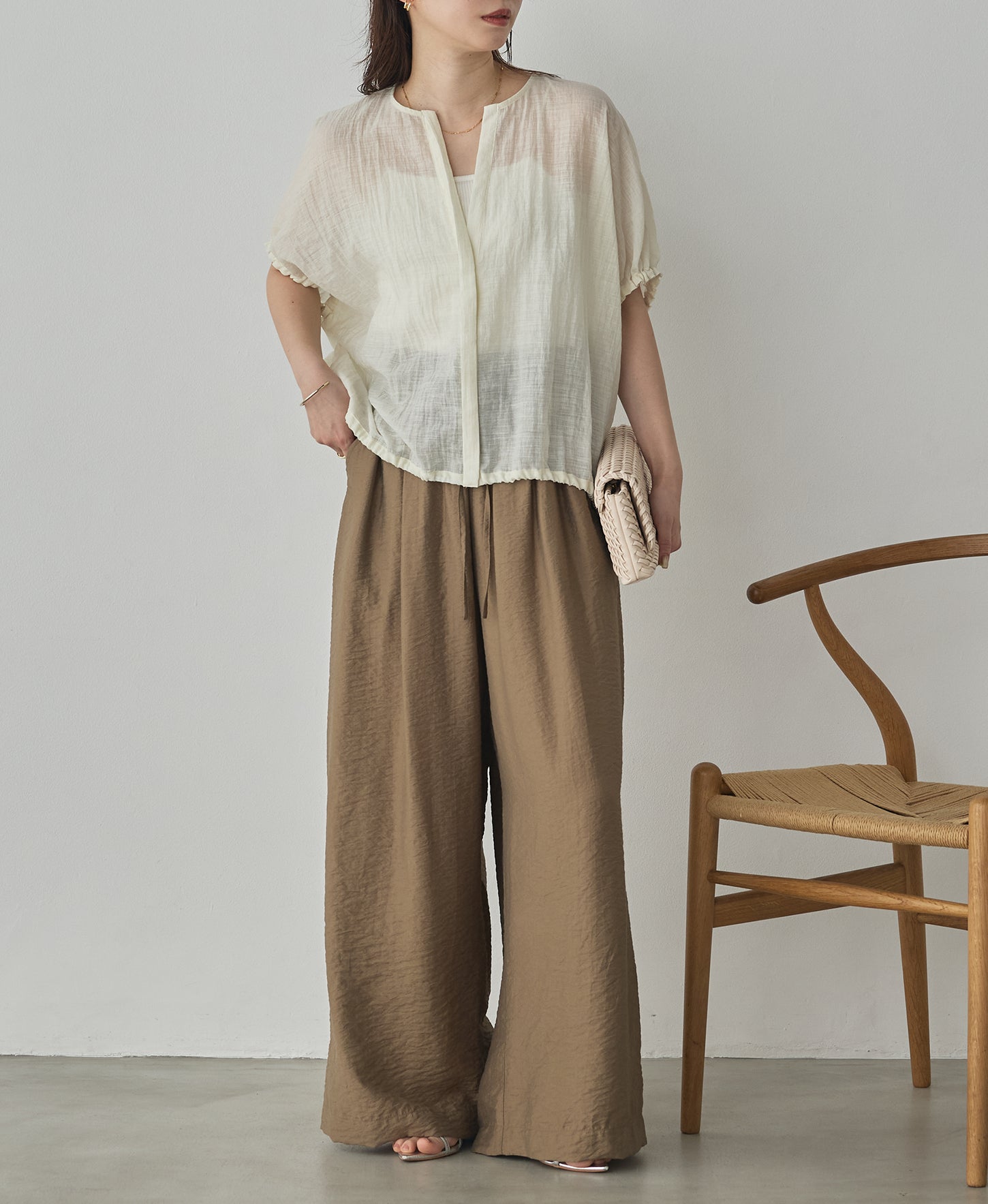 PARACHUTE FABRIC EASY PANTS