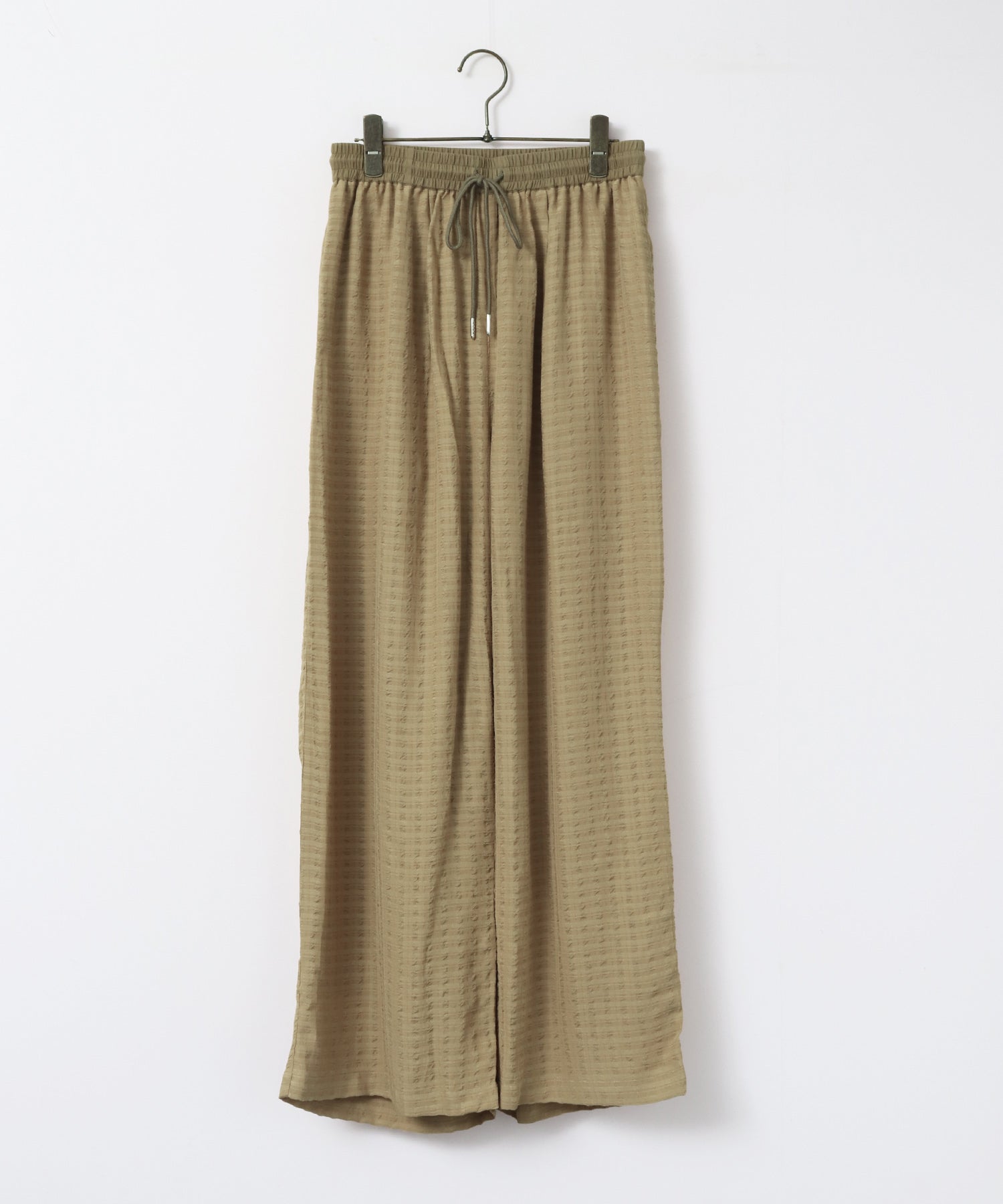 DOBBY CHECK EASY PANTS