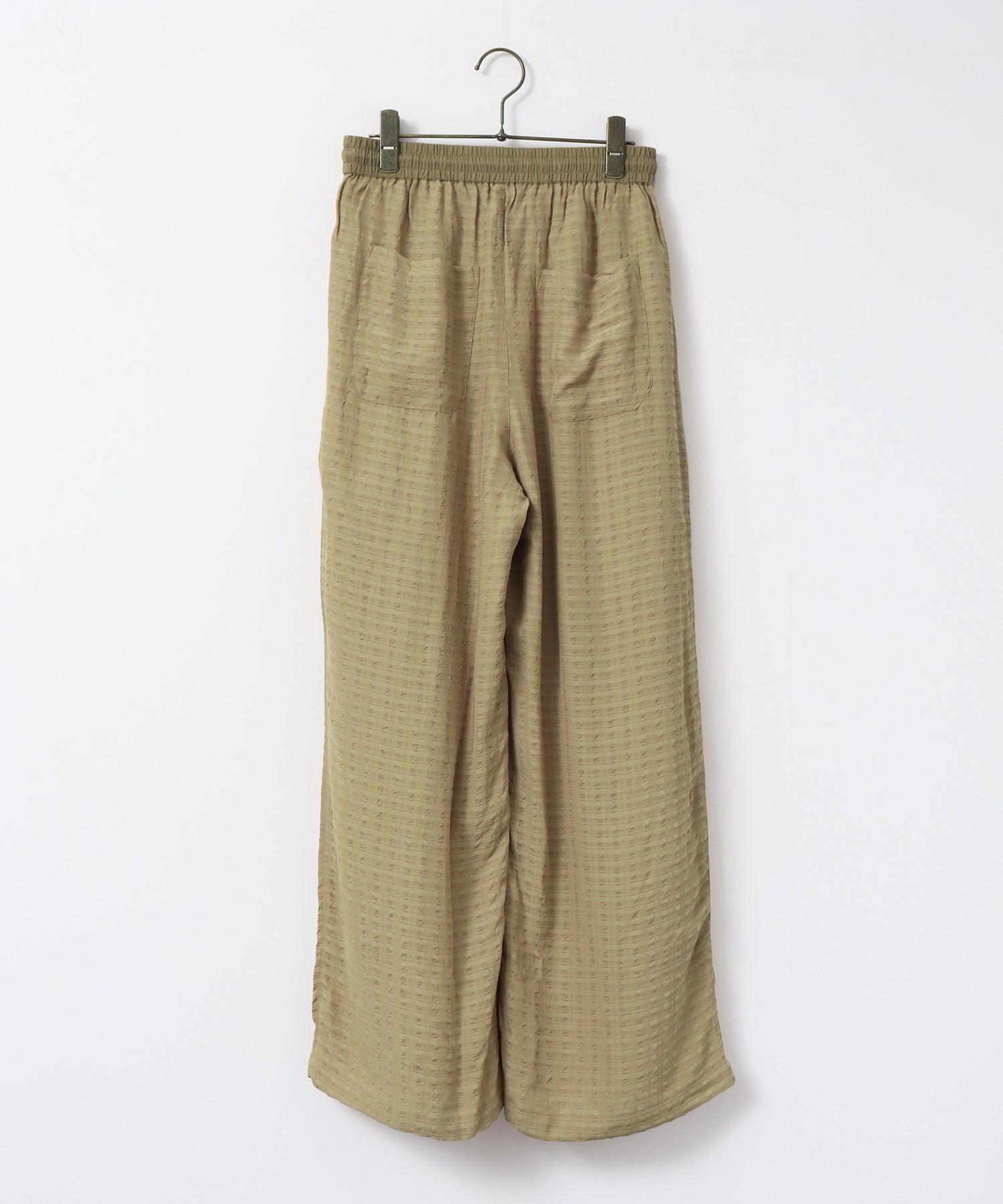 DOBBY CHECK EASY PANTS
