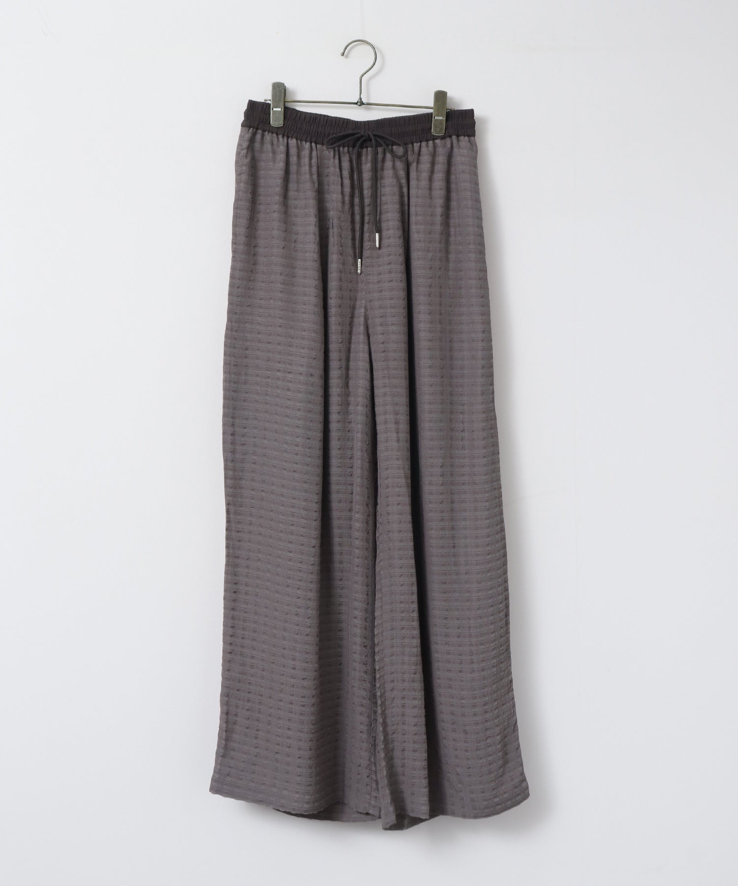 DOBBY CHECK EASY PANTS