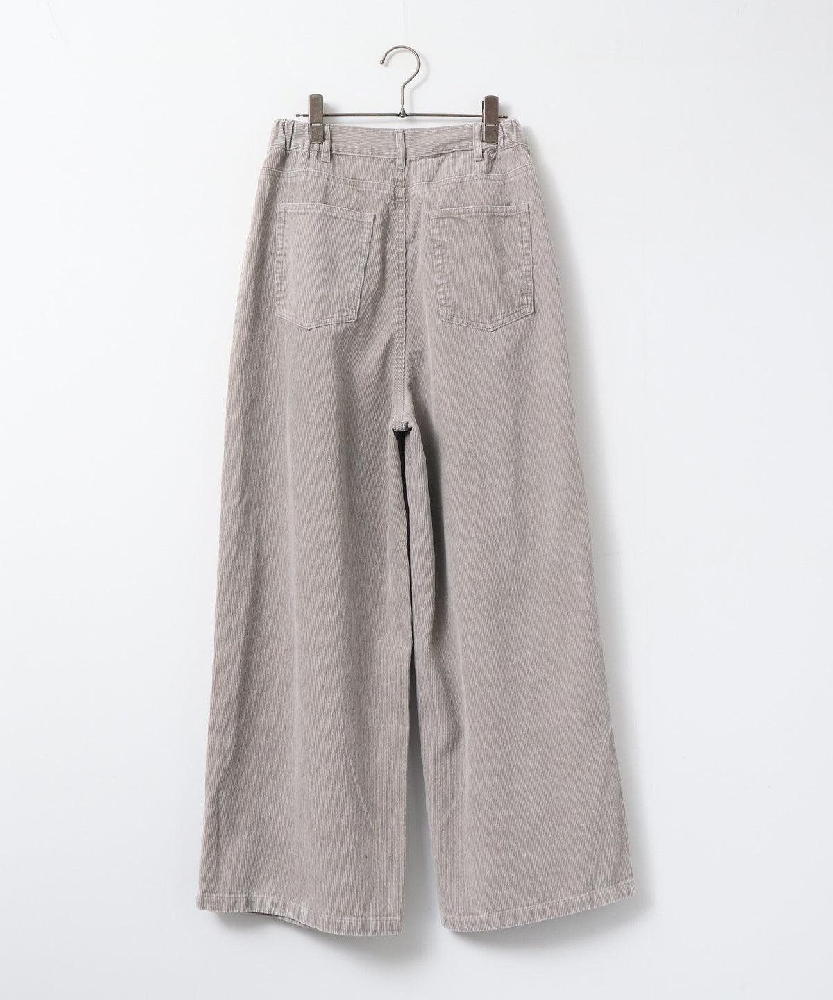 CORDUROY WIDE-LEG PANTS