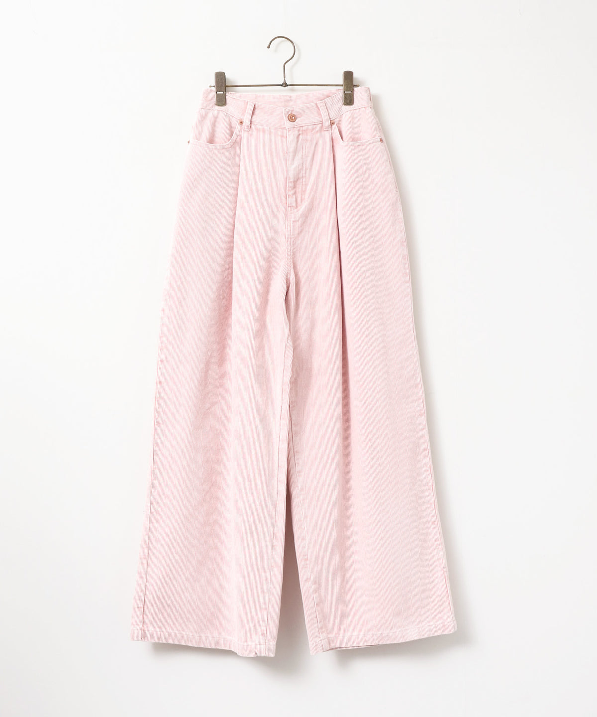CORDUROY WIDE-LEG PANTS
