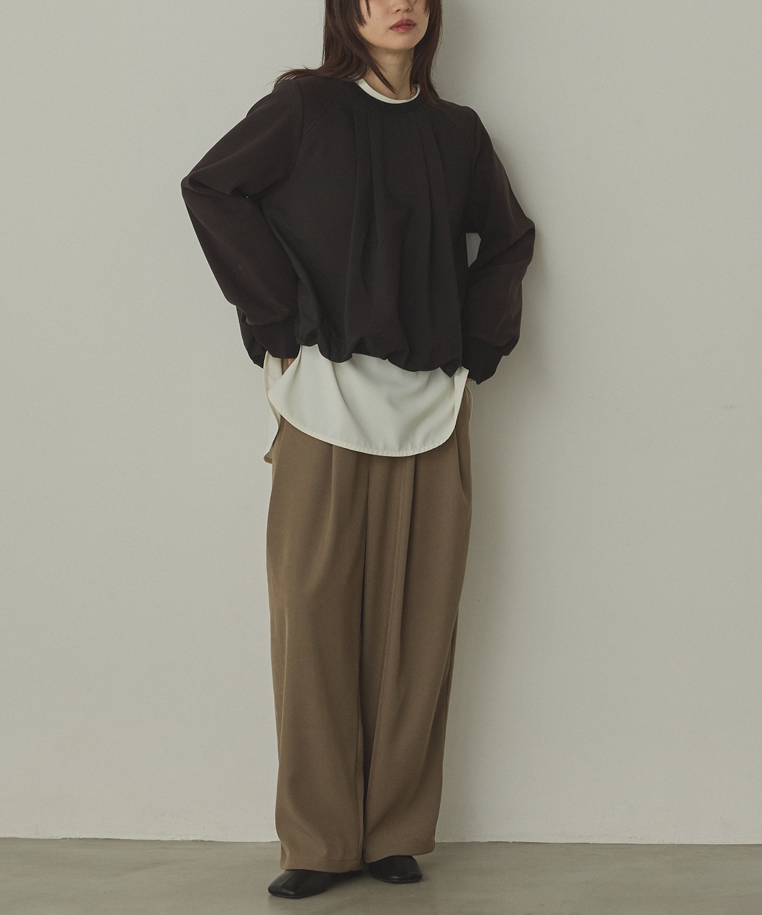 POLY TWILL CURVY PANTS