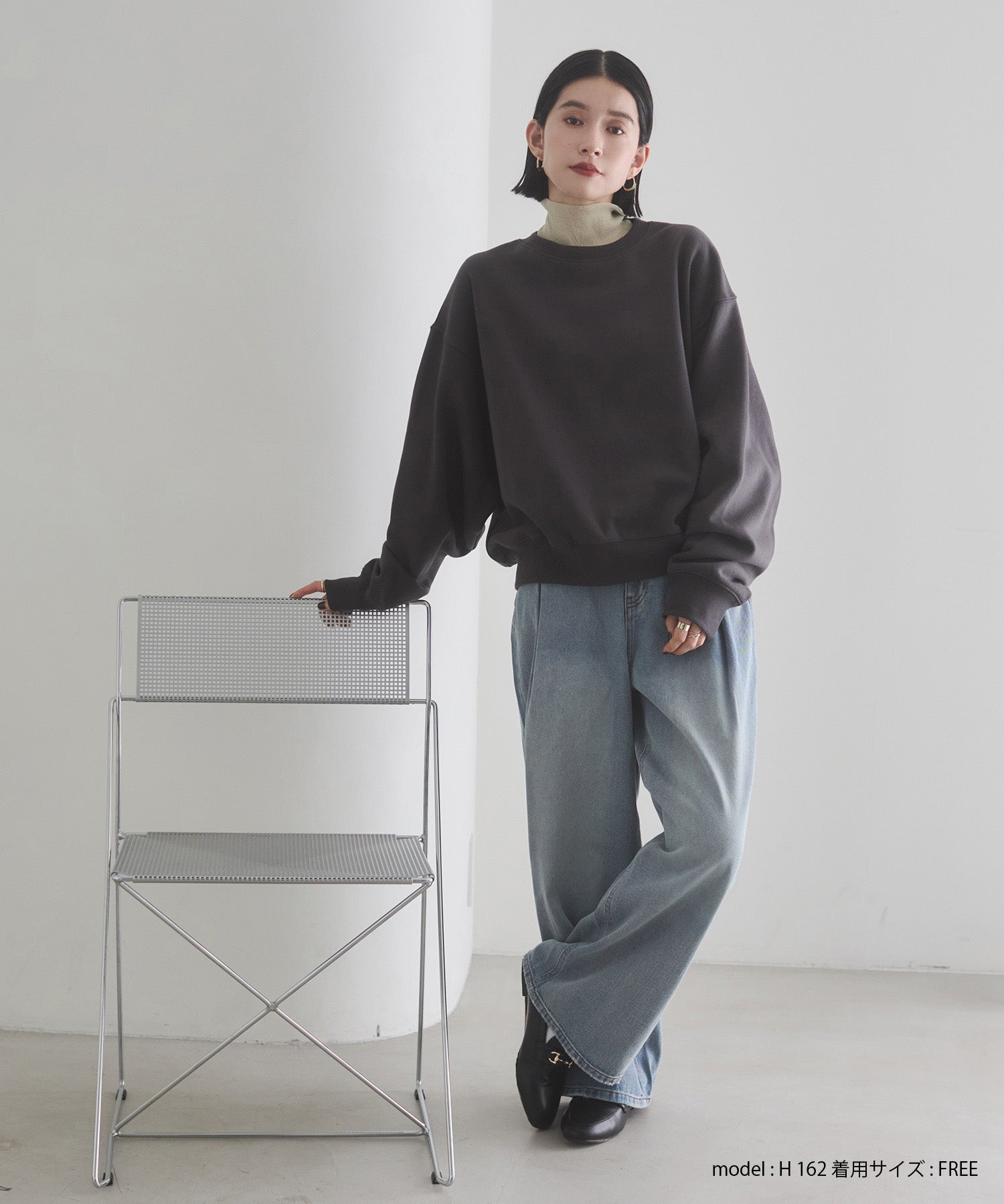 10ozポケットタック デニムパンツ