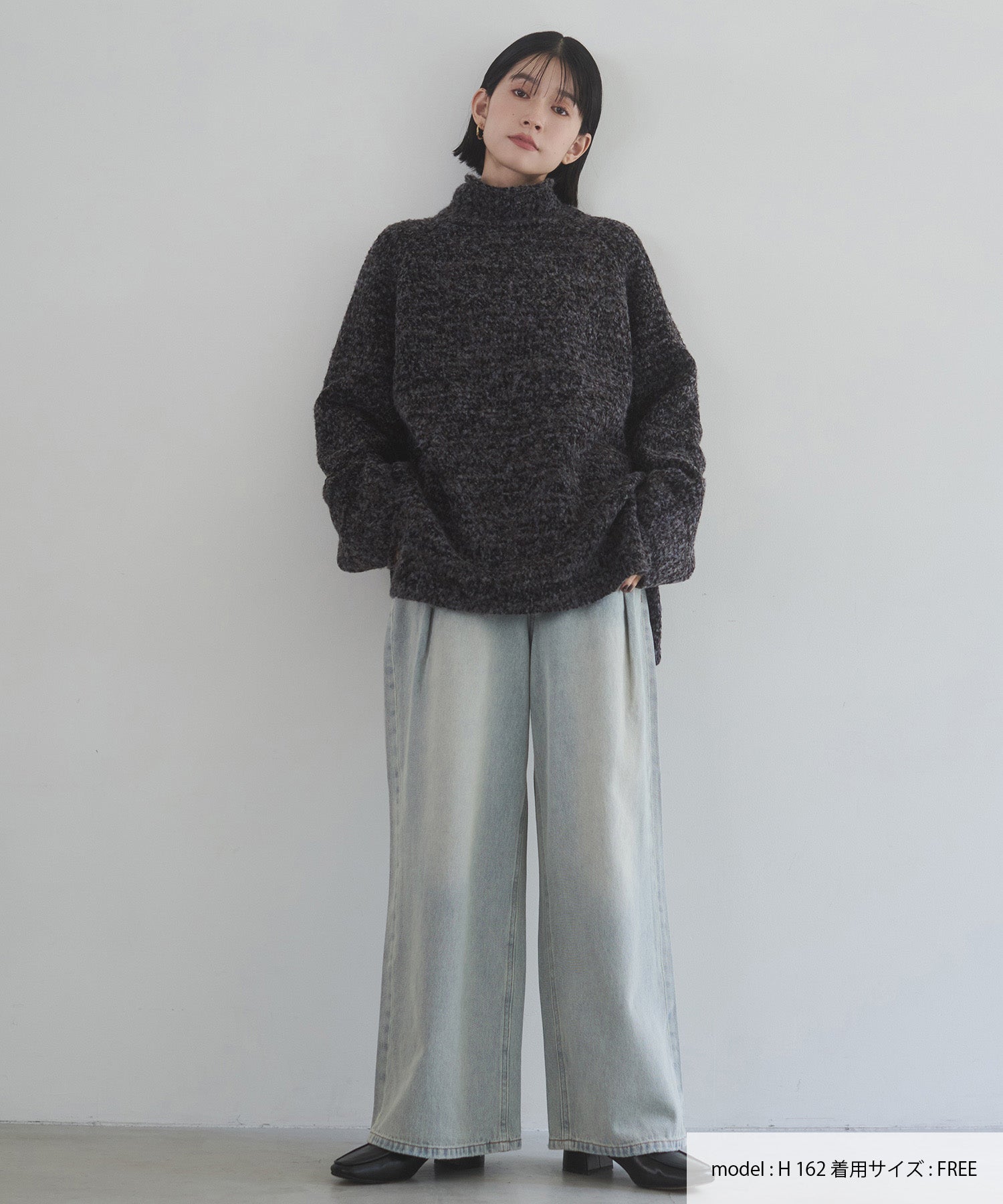 10ozポケットタック デニムパンツ