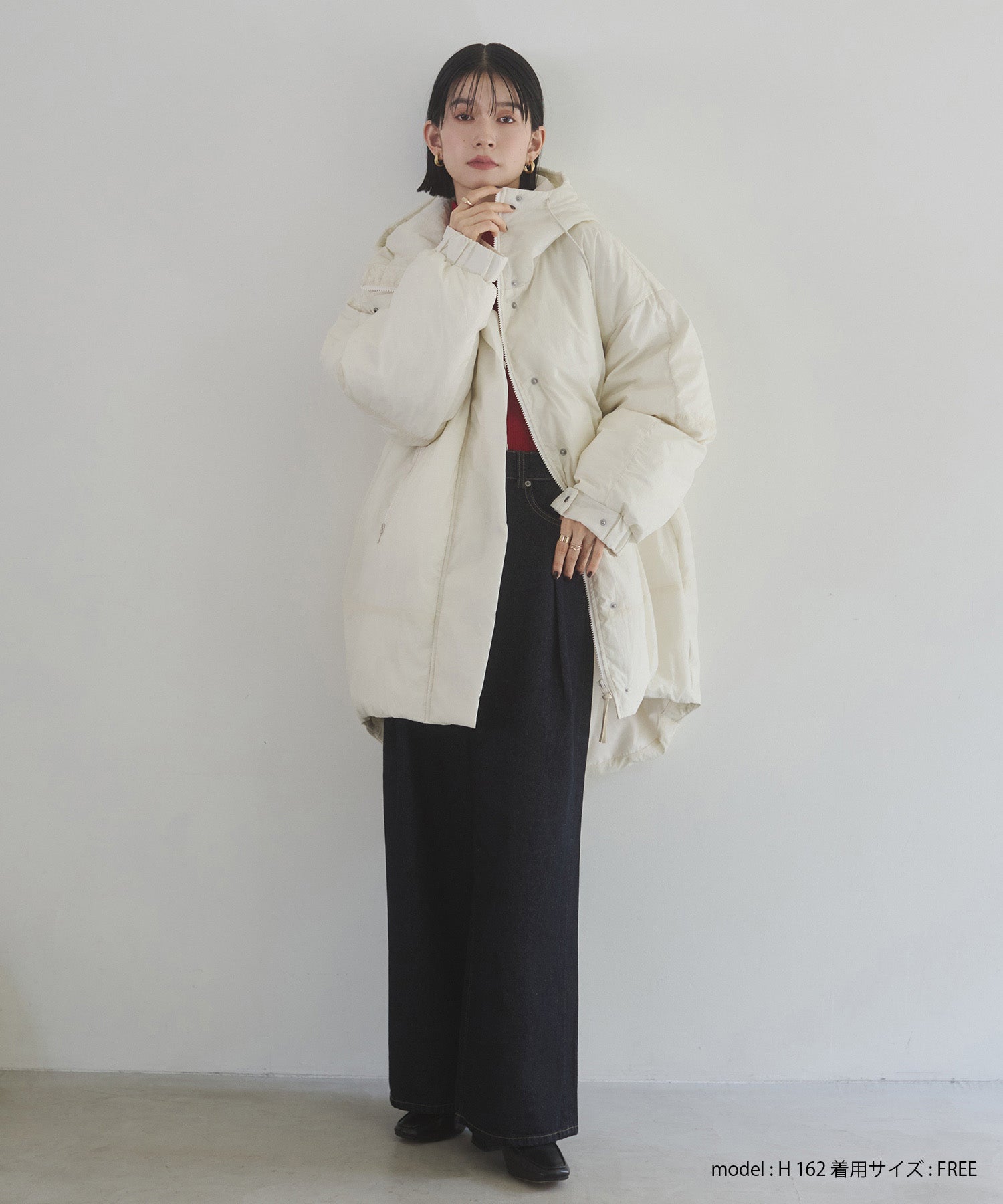 10ozポケットタック デニムパンツ