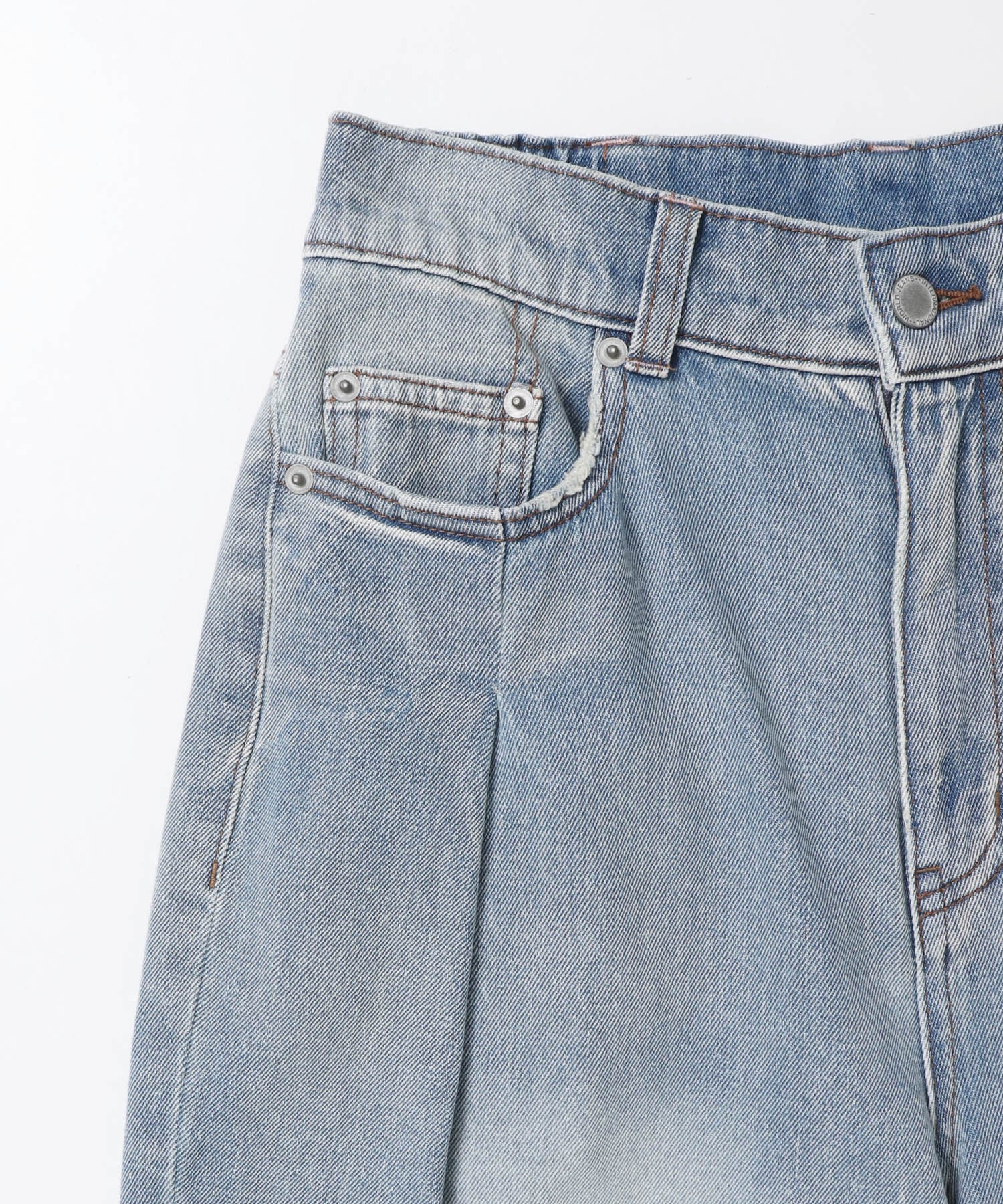 10ozポケットタック デニムパンツ