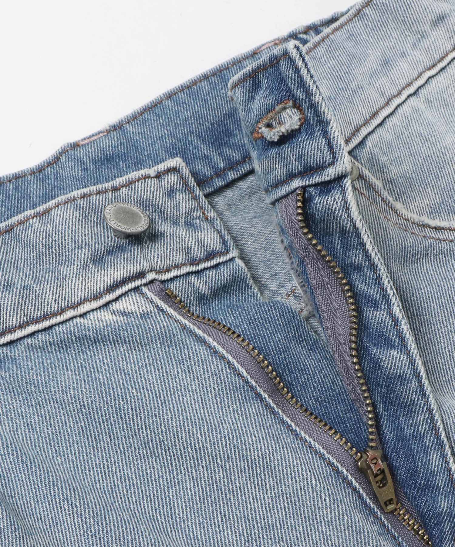 10ozポケットタック デニムパンツ