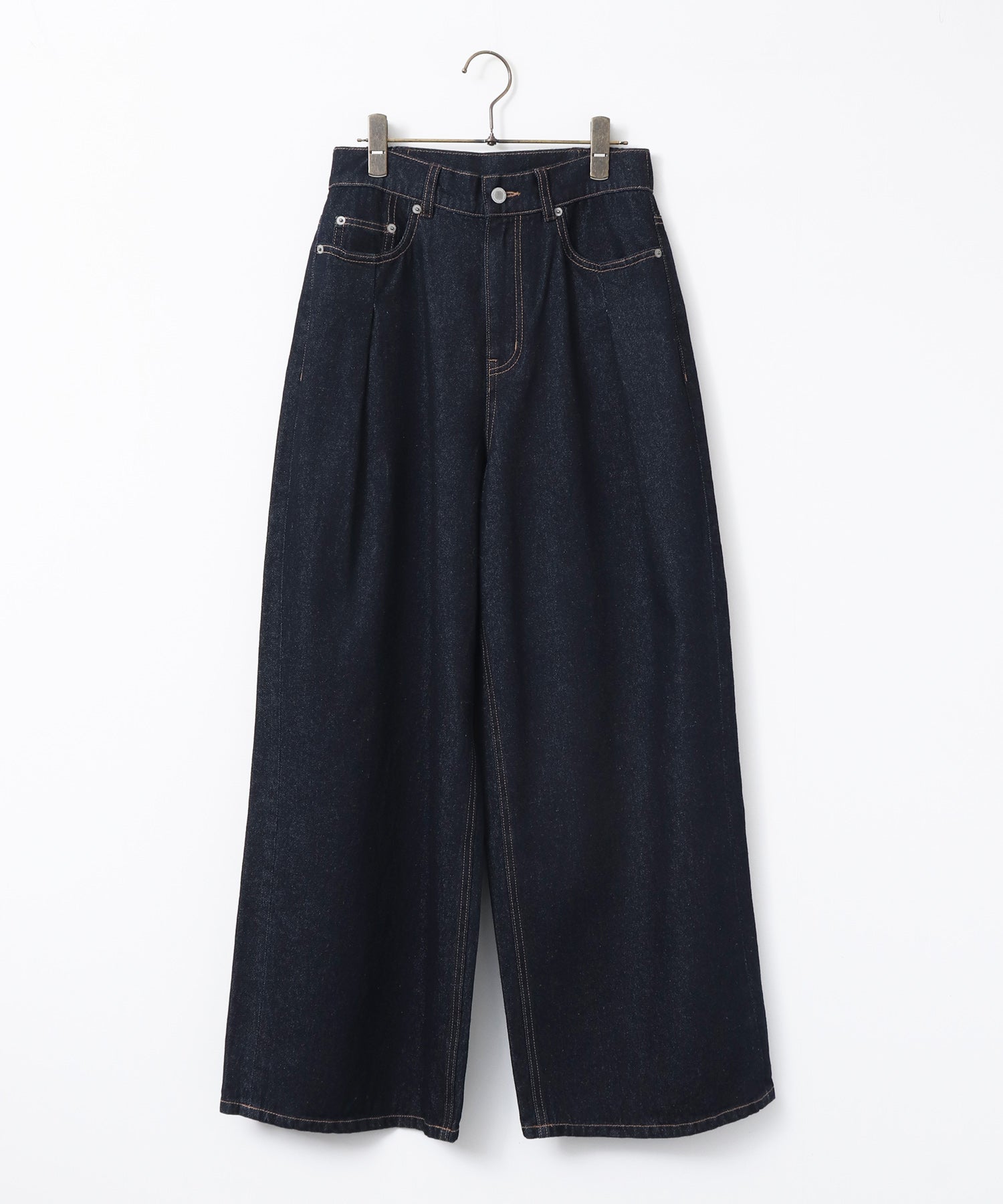 10ozポケットタック デニムパンツ