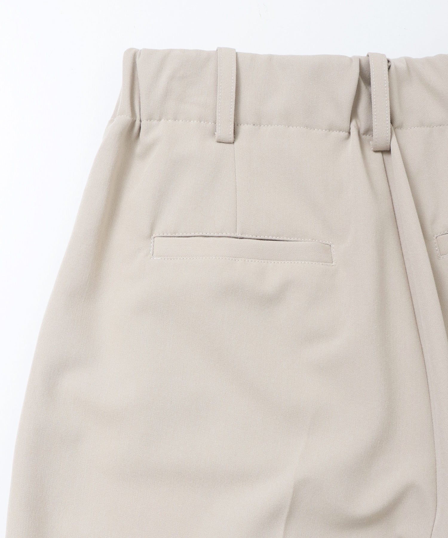 POLYRAYON TUCK PANTS