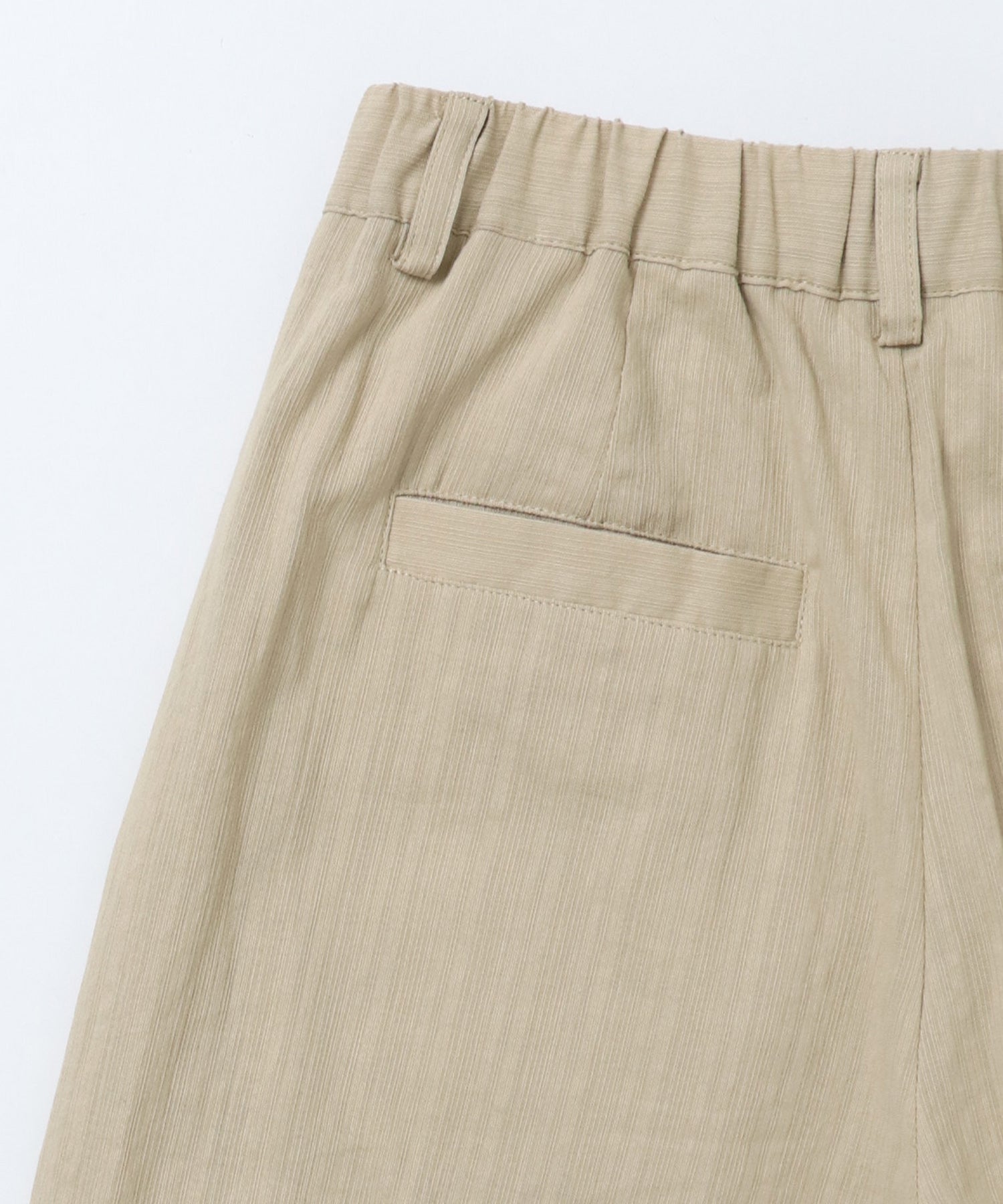 SPRING SLAB DEEP TUCK PANTS