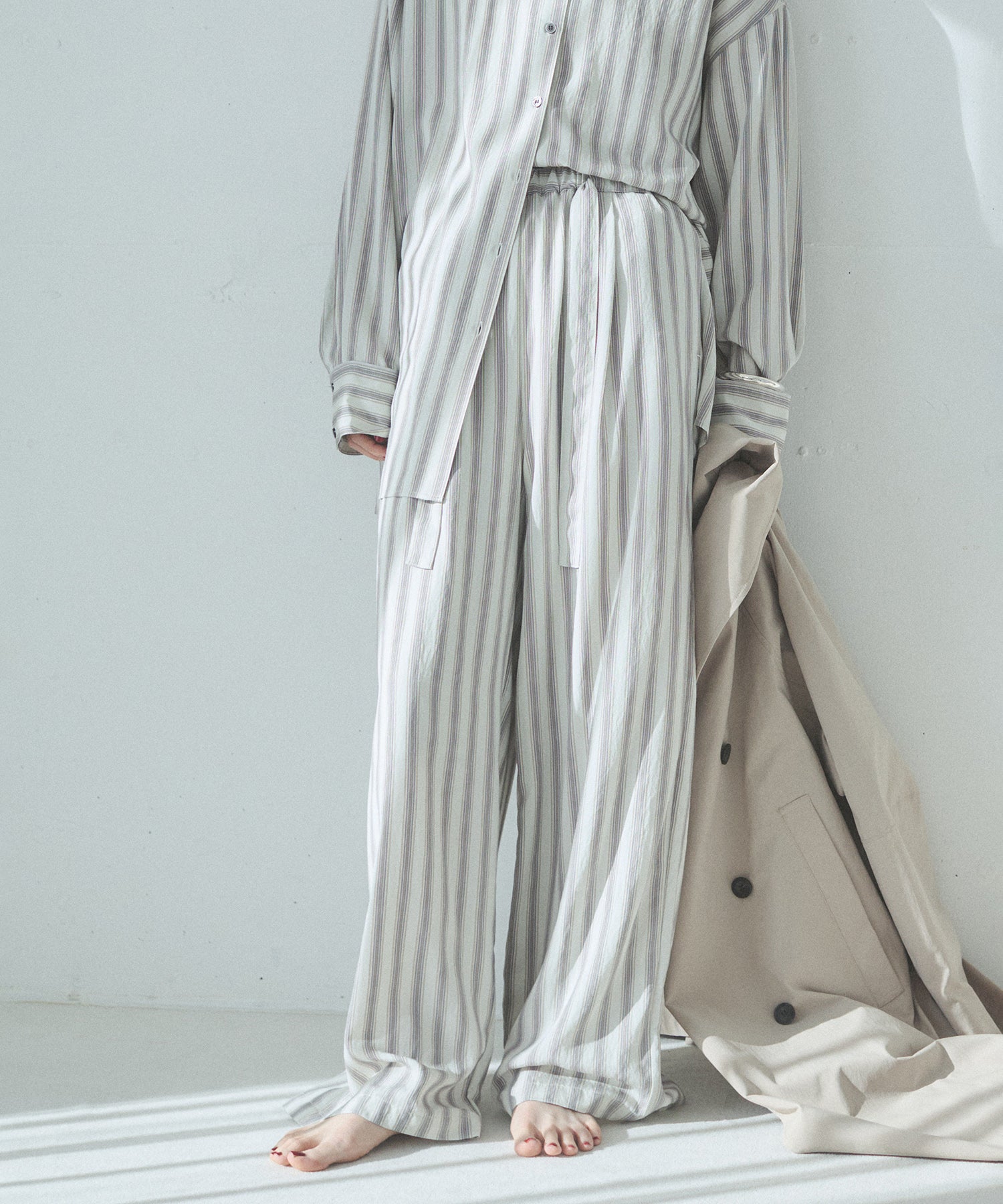 STRIPE EASY PANTS