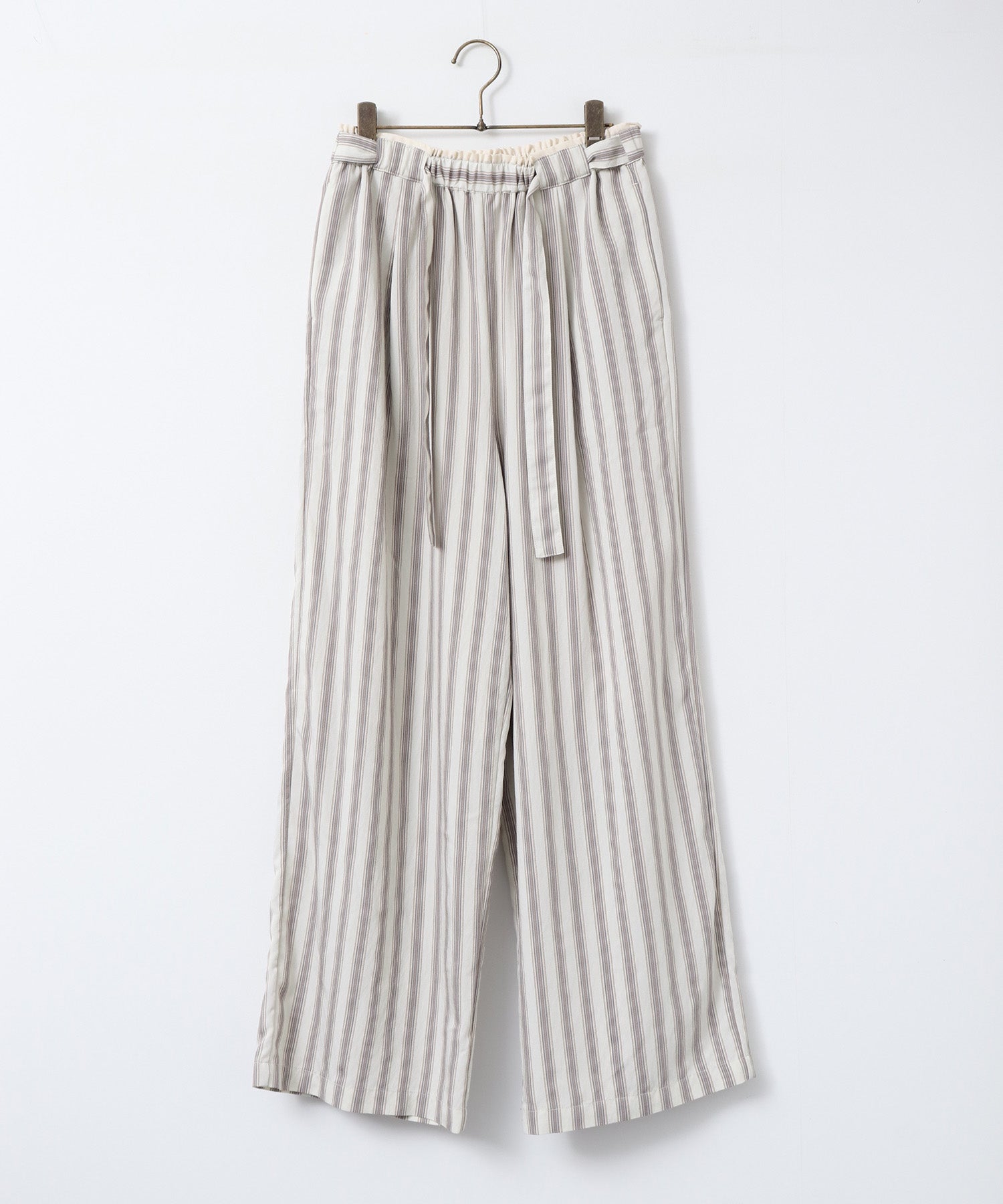 ストライプ イージーパンツ
