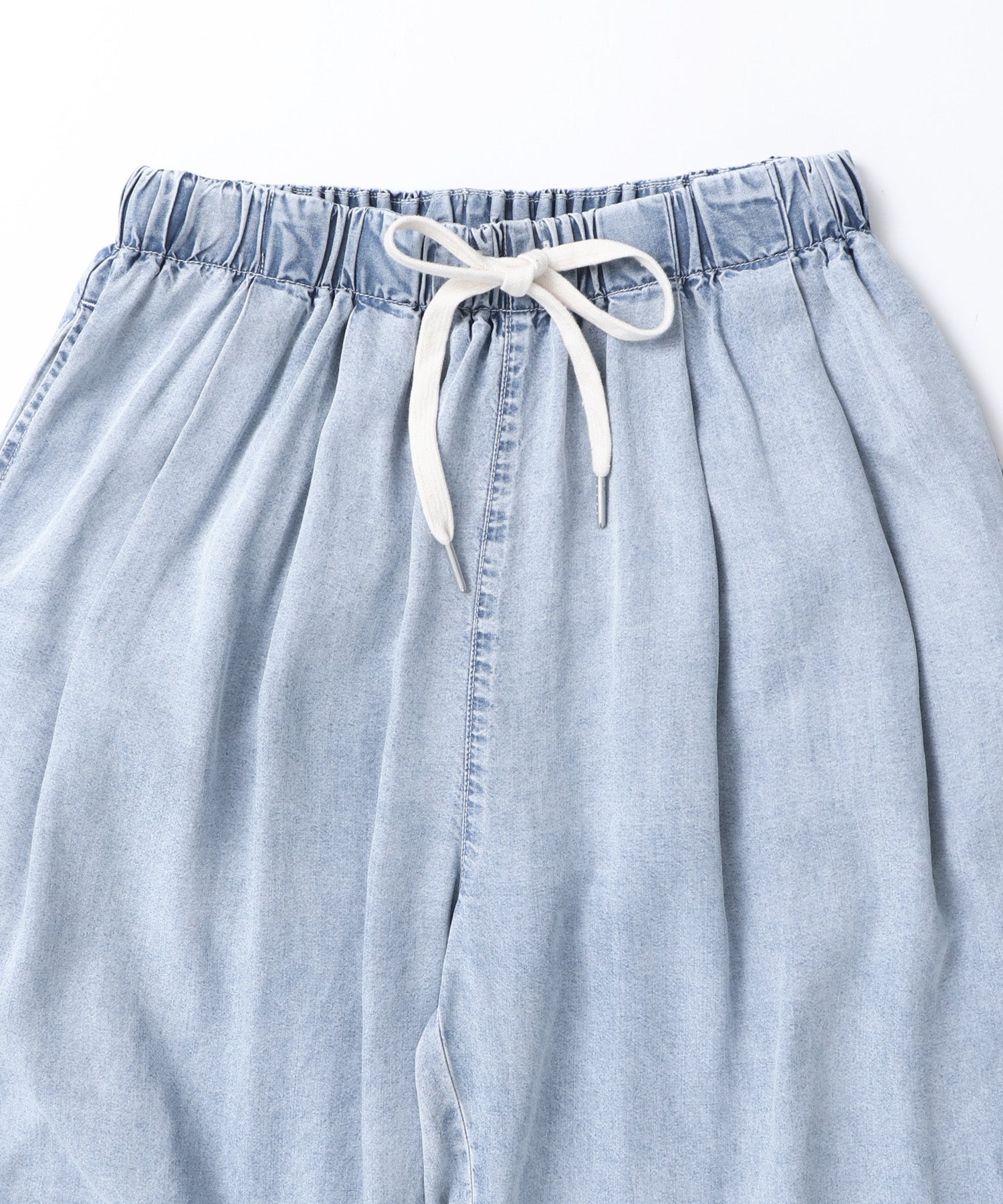 TENCEL DENIM WIDE PANTS