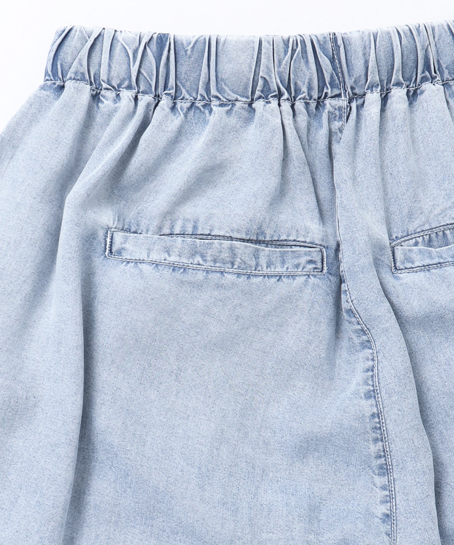TENCEL DENIM WIDE PANTS