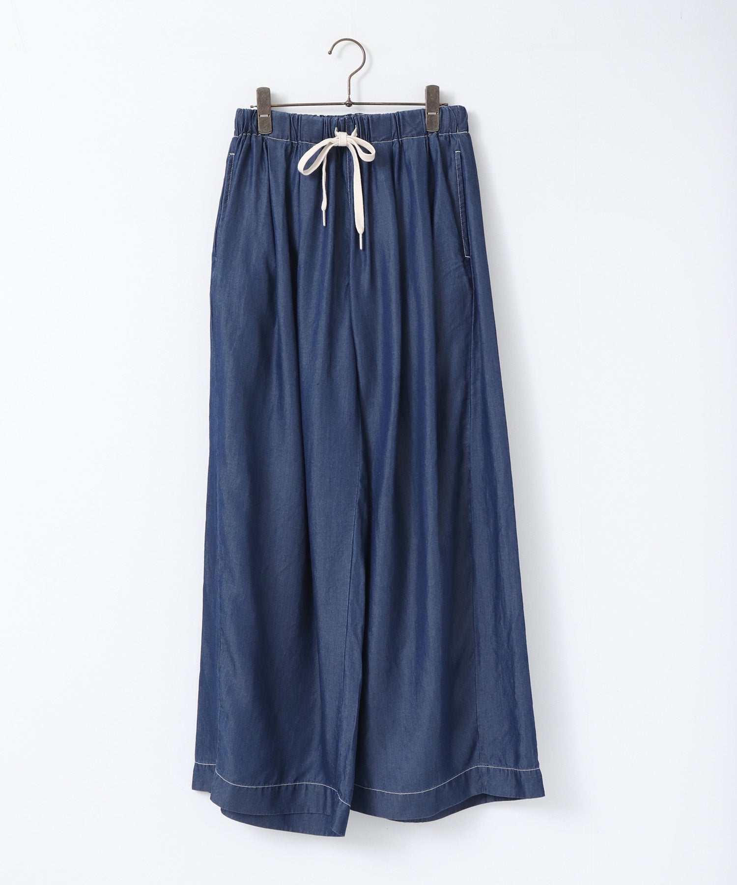 TENCEL DENIM WIDE PANTS