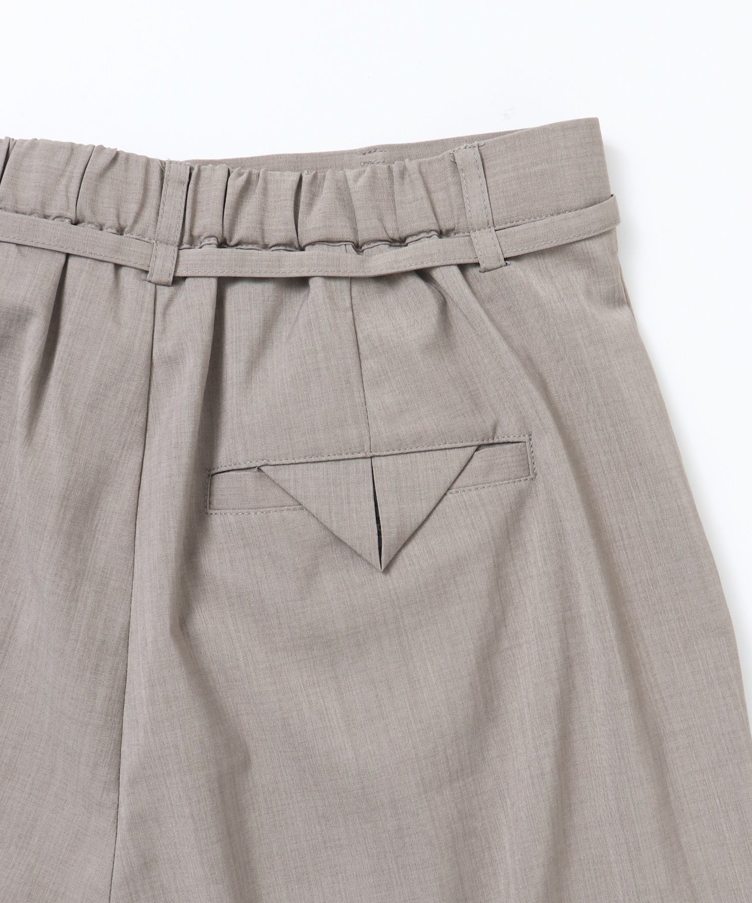 LINEN-LOOK PLEATED PANTS