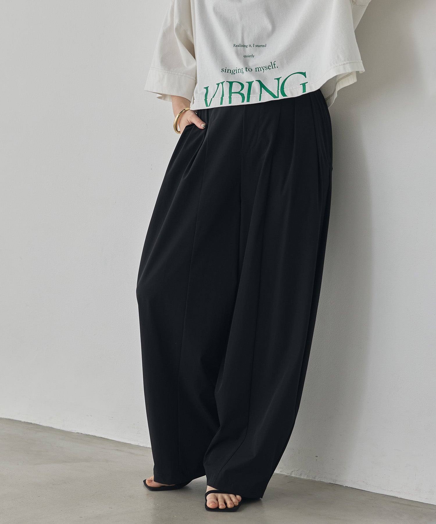 [ICE TOUCH] COCOON PANTS