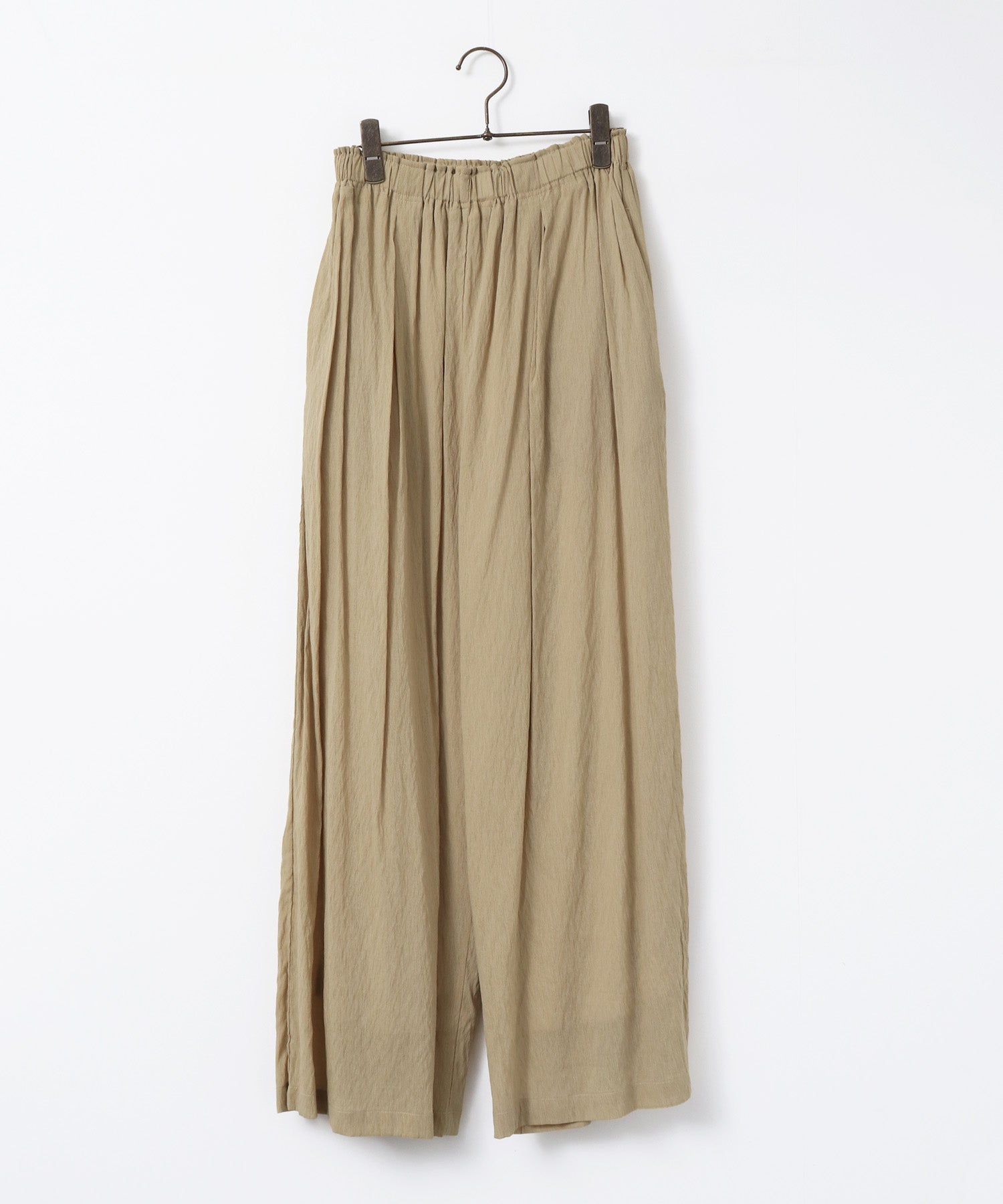 SHEER WIDE STRAIGHT PANTS