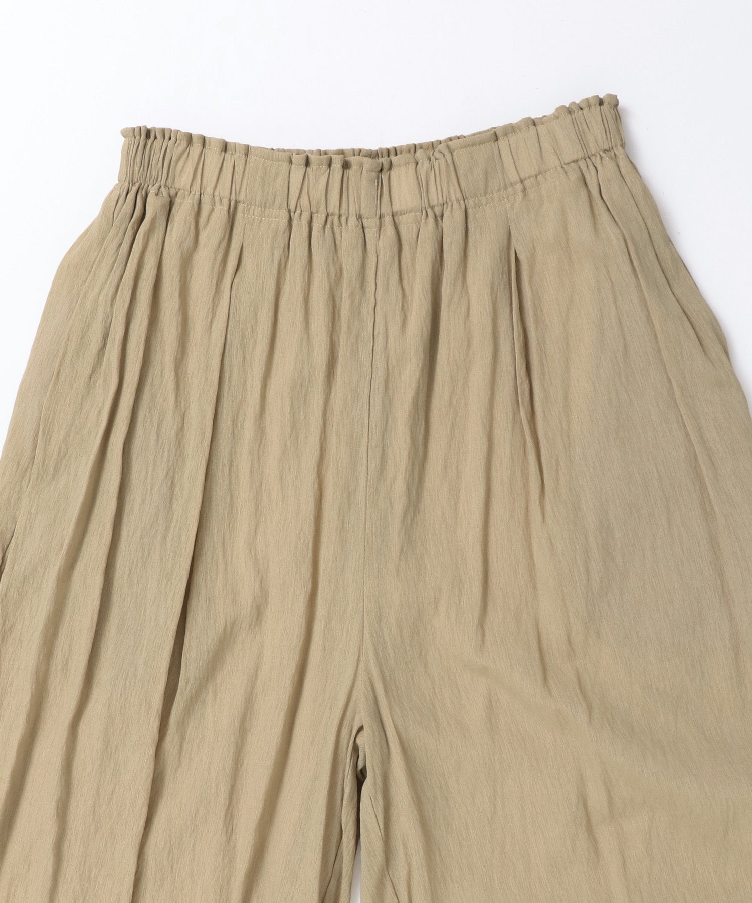 SHEER WIDE STRAIGHT PANTS