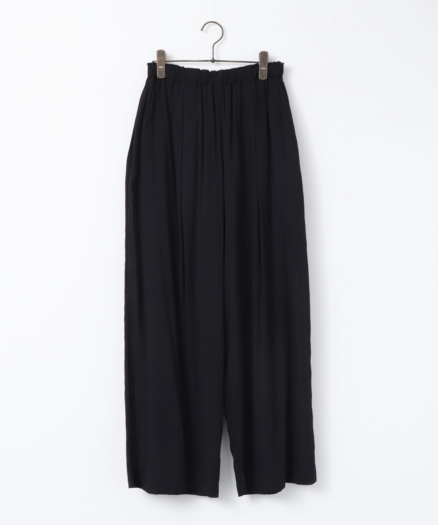 SHEER WIDE STRAIGHT PANTS