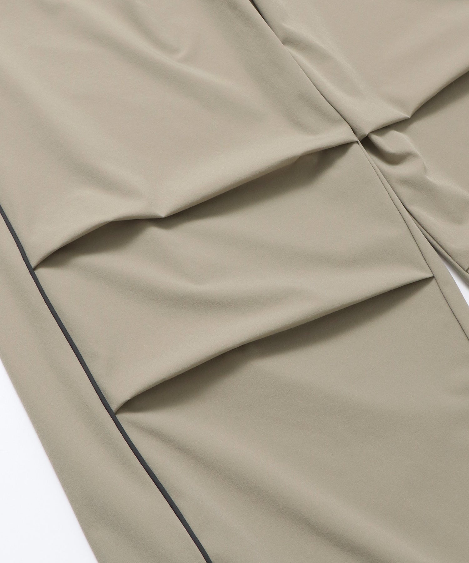 [ICE TOUCH] THICK-KNIT SIDE-STRIPE PANTS
