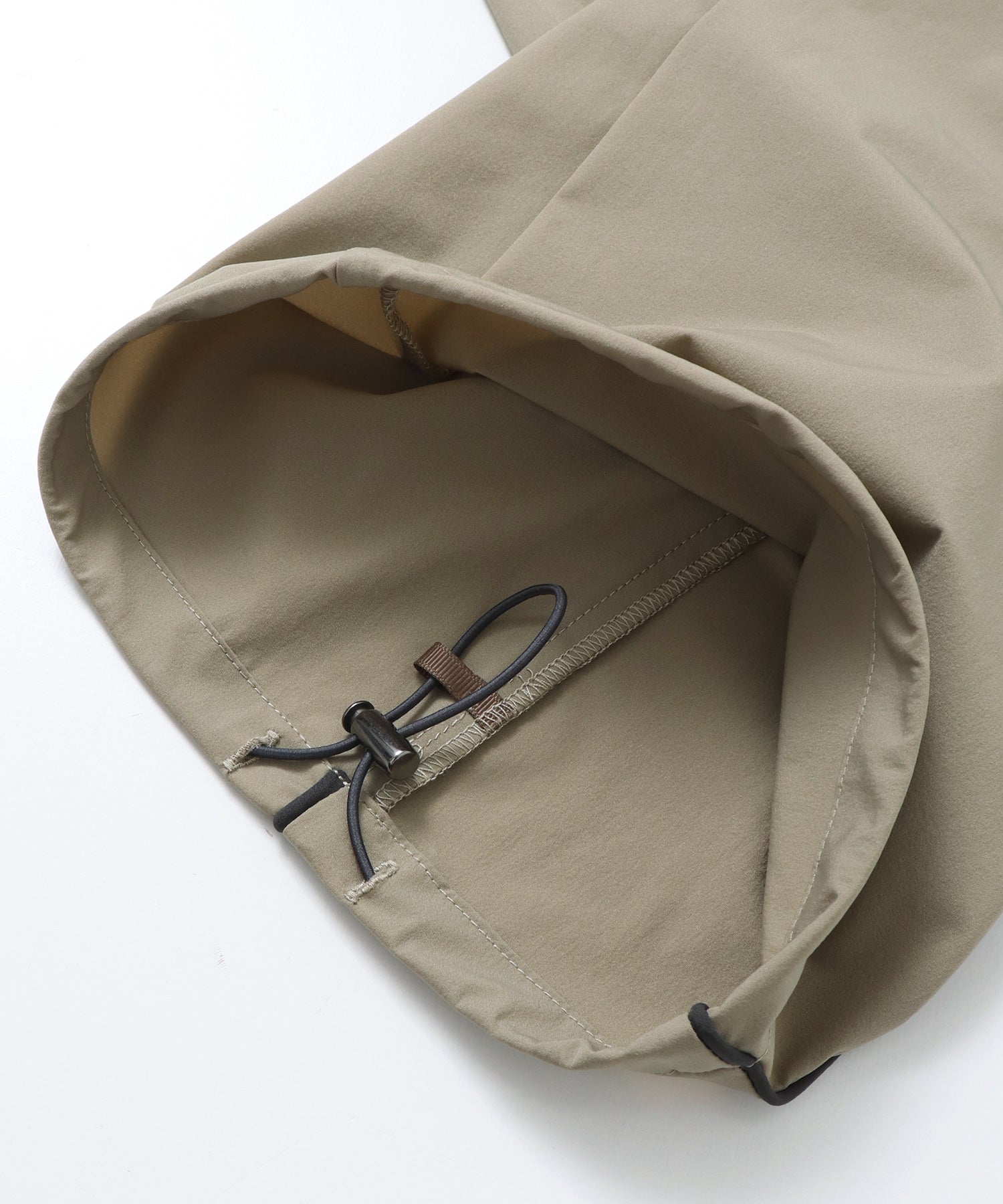[ICE TOUCH] THICK-KNIT SIDE-STRIPE PANTS