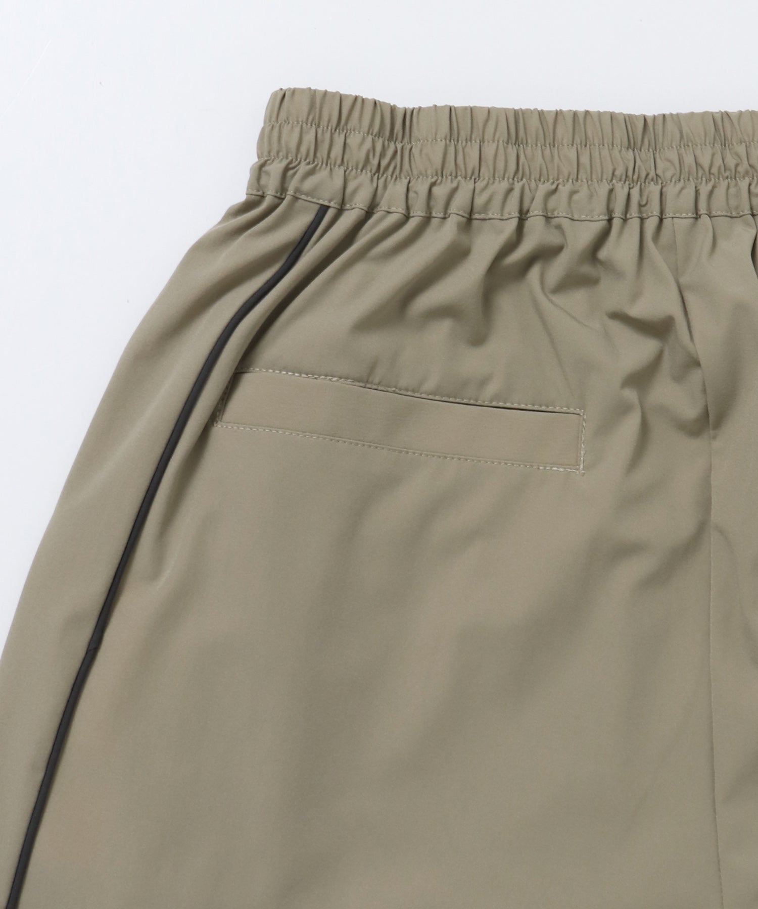 [ICE TOUCH] THICK-KNIT SIDE-STRIPE PANTS