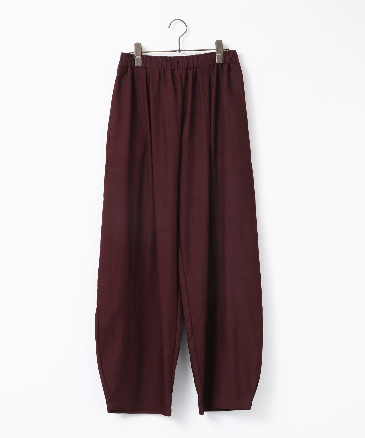 THICK-WEAVE CURVY PANTS