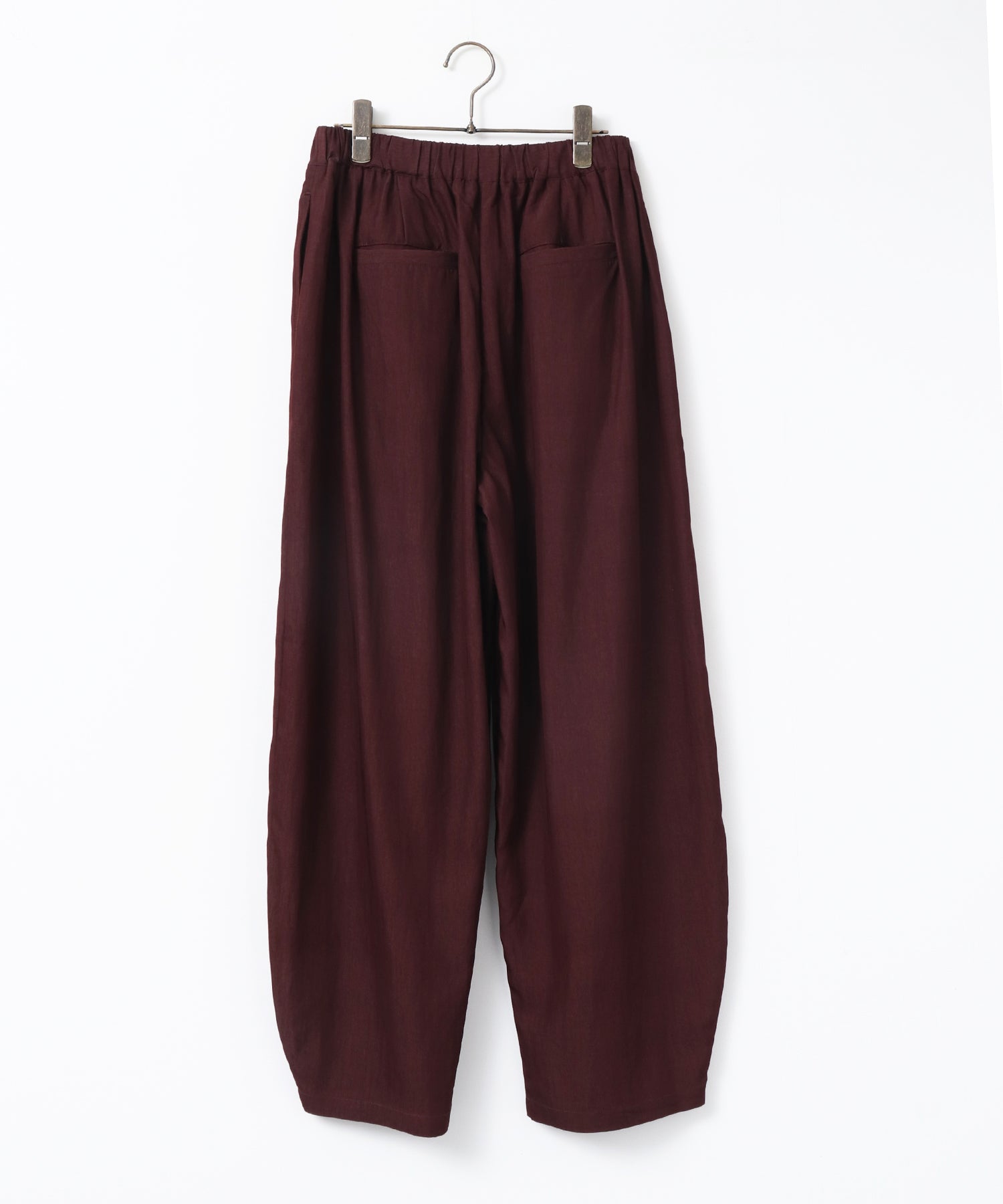 THICK-WEAVE CURVY PANTS