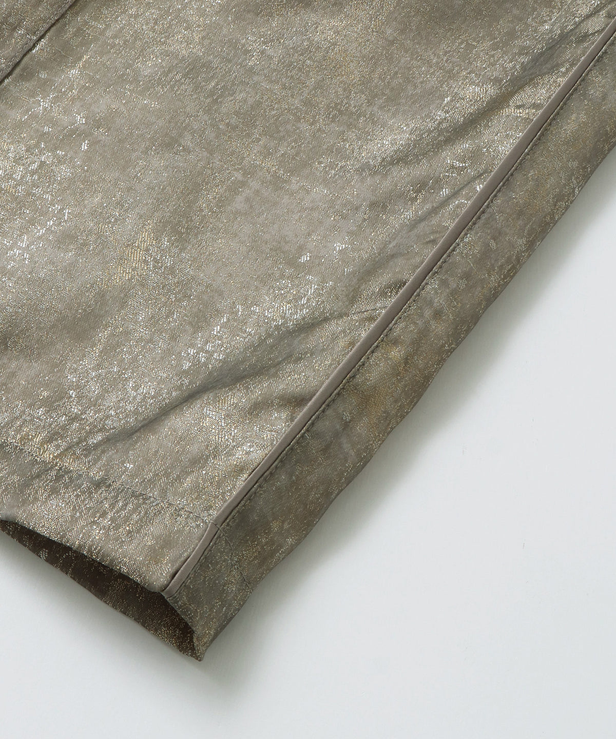 SHINY JACQUARD EASY PANTS
