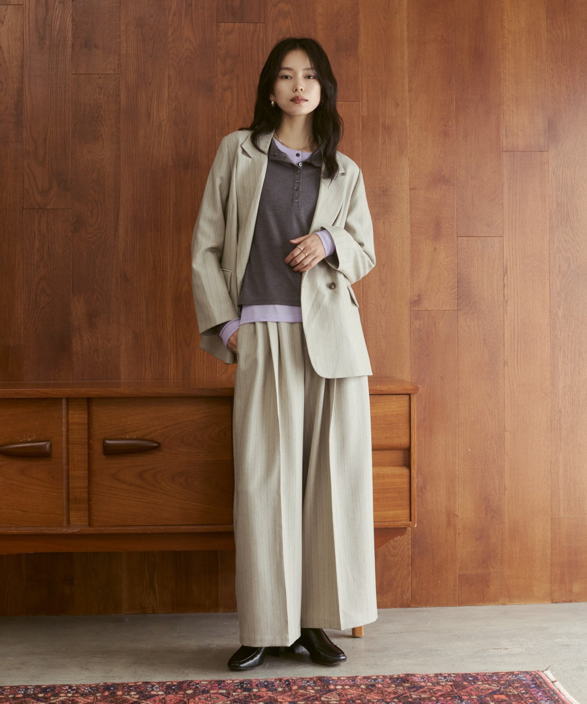 PLEATED PANTS