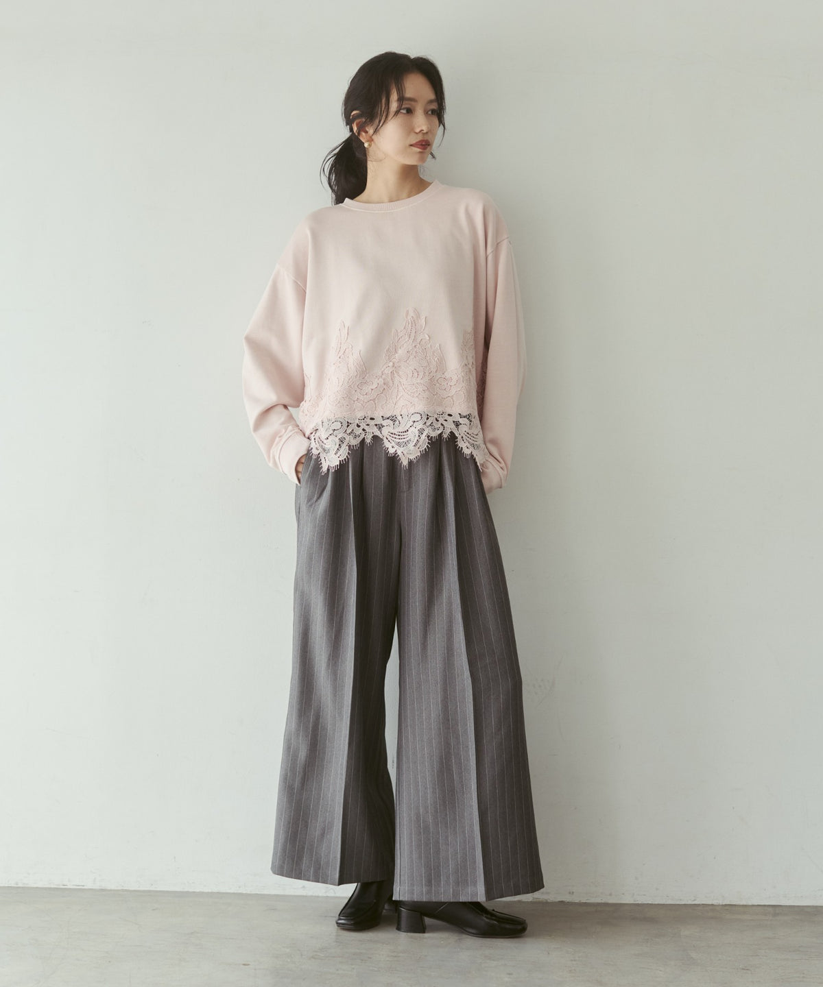 PLEATED PANTS