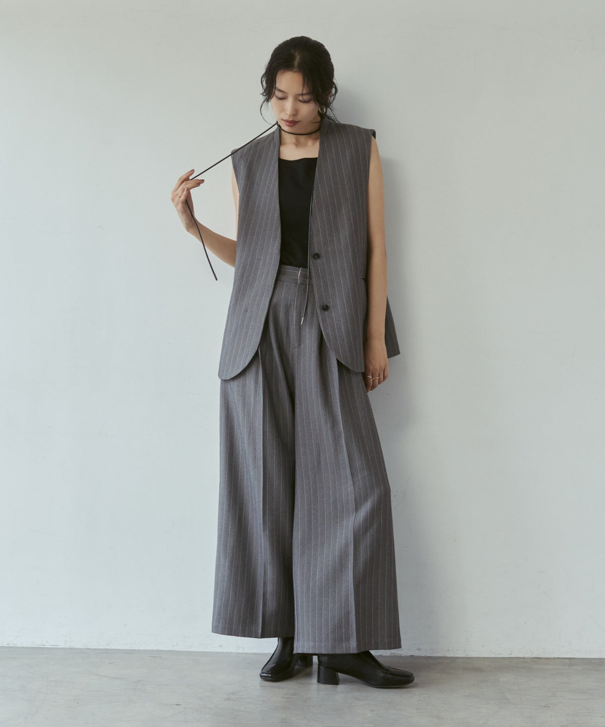 PLEATED PANTS