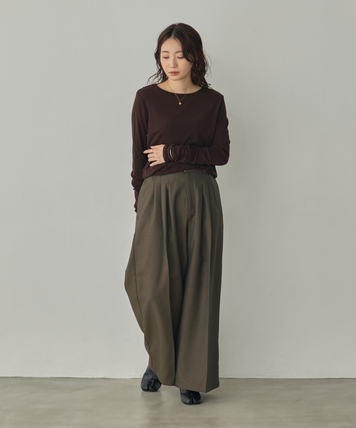 PLEATED PANTS