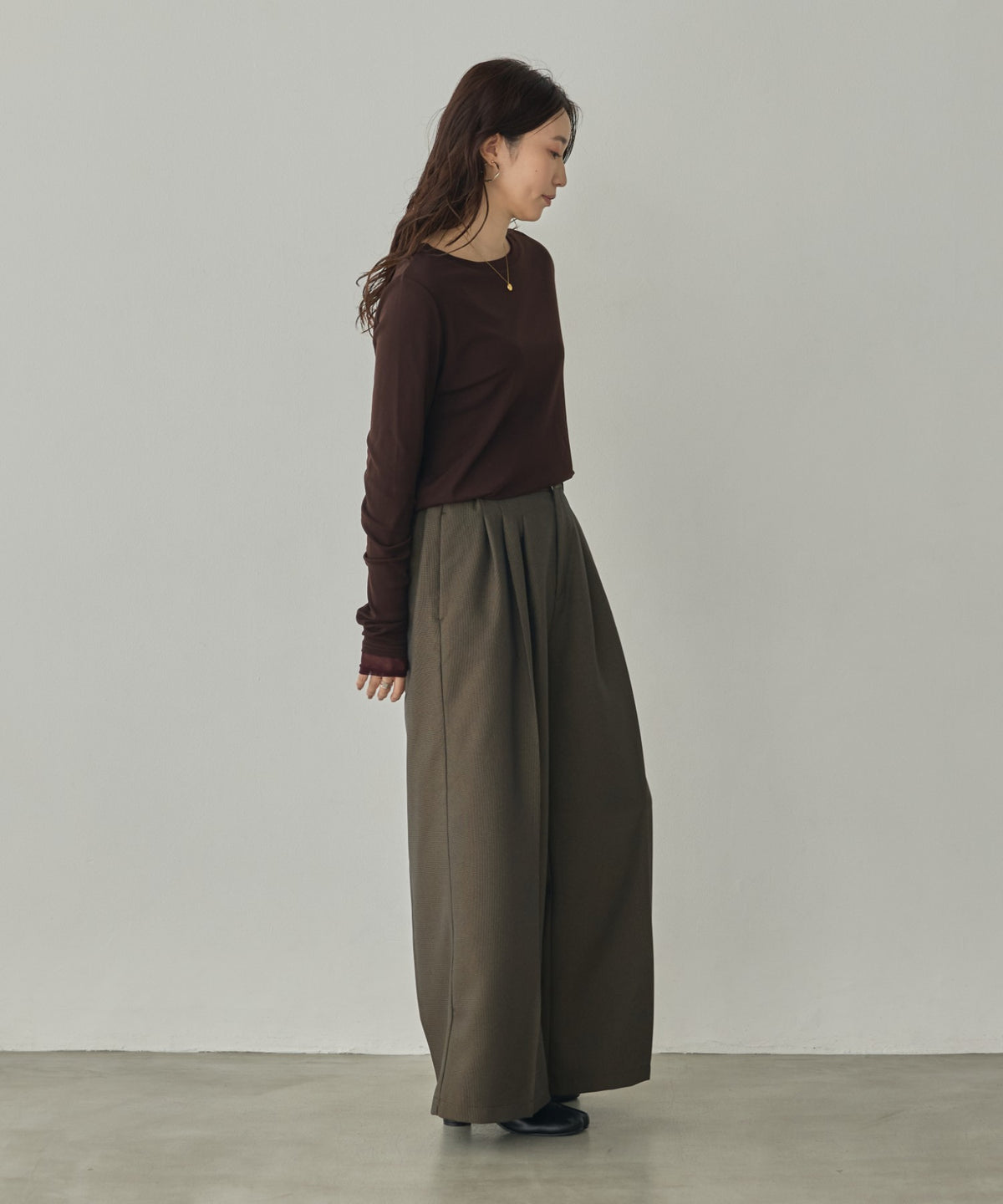 PLEATED PANTS