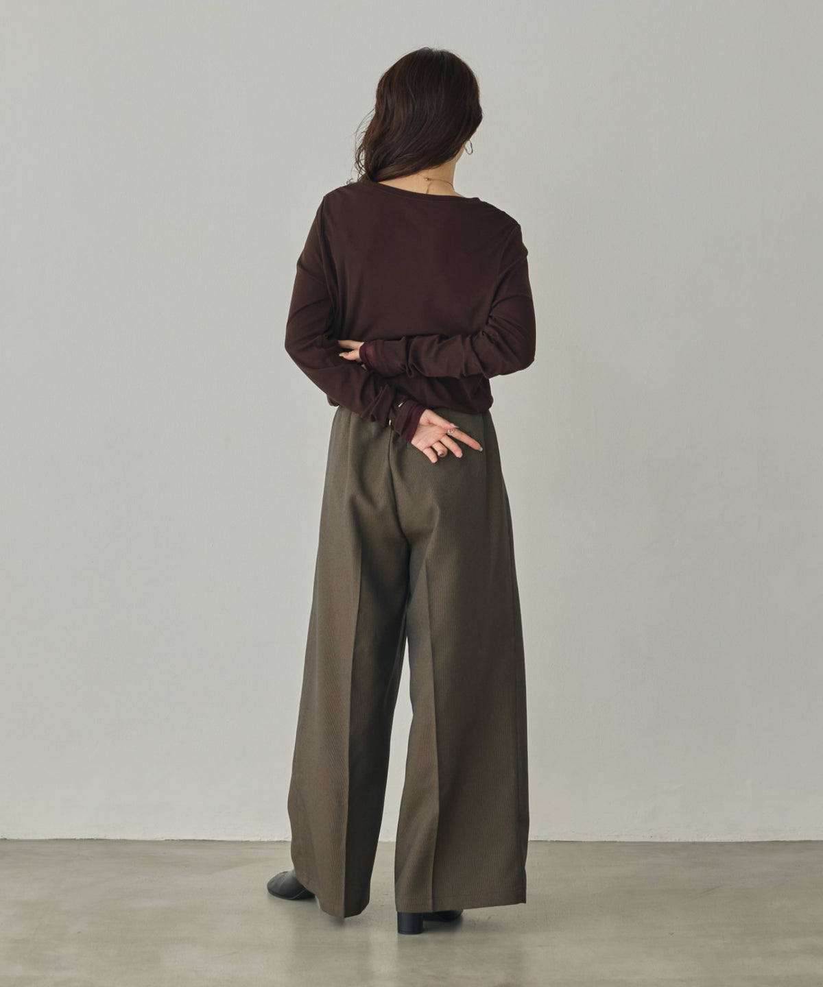 PLEATED PANTS