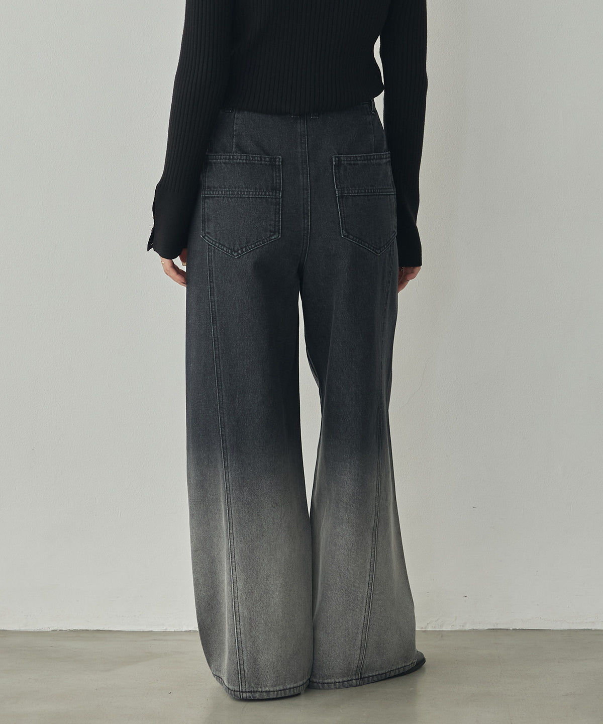 OMBRÉ DENIM PANTS