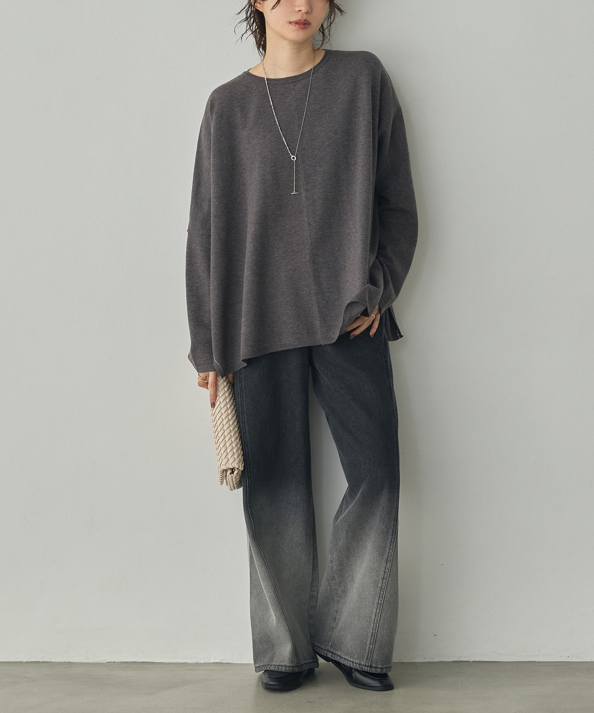 OMBRÉ DENIM PANTS