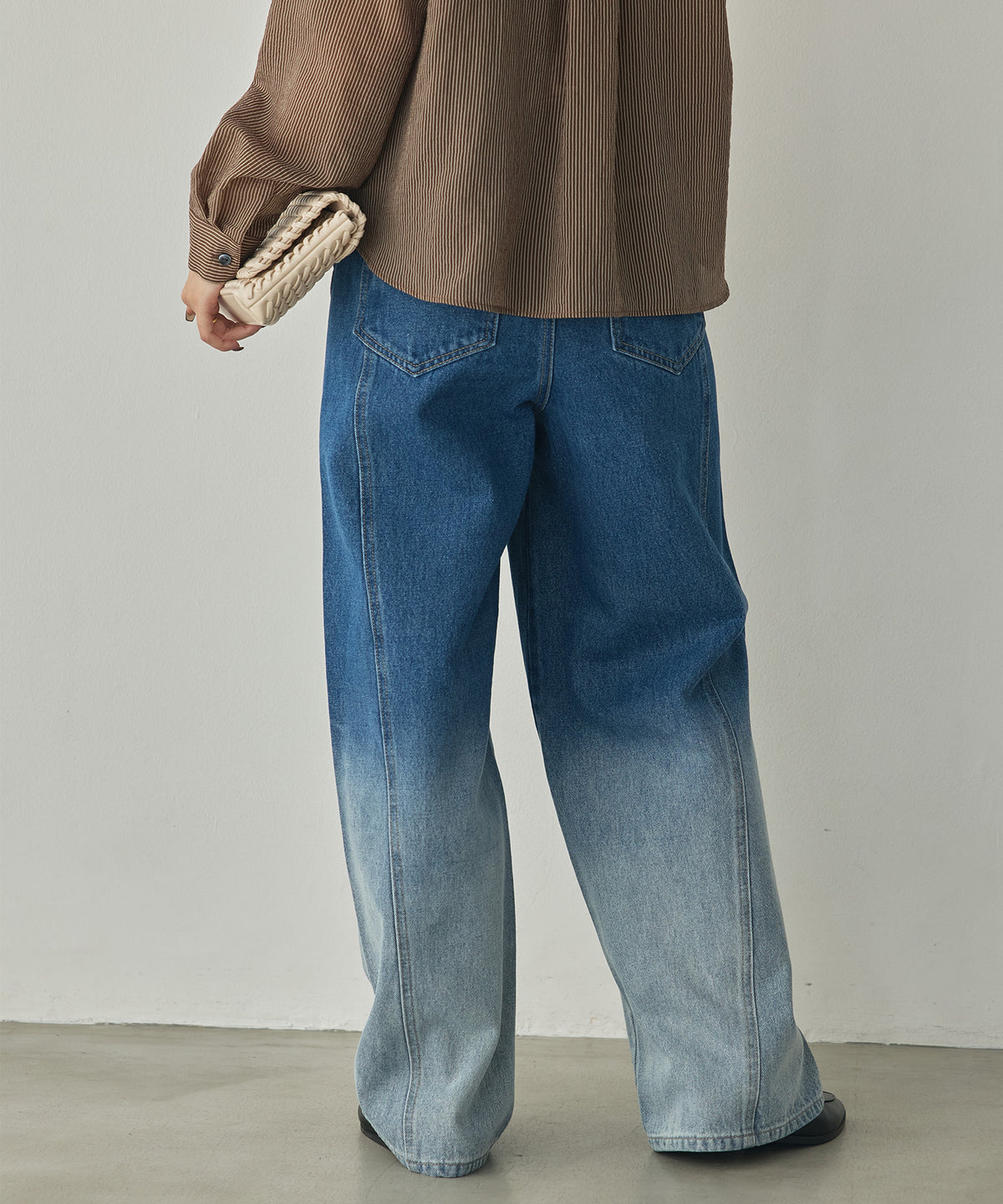 OMBRÉ DENIM PANTS