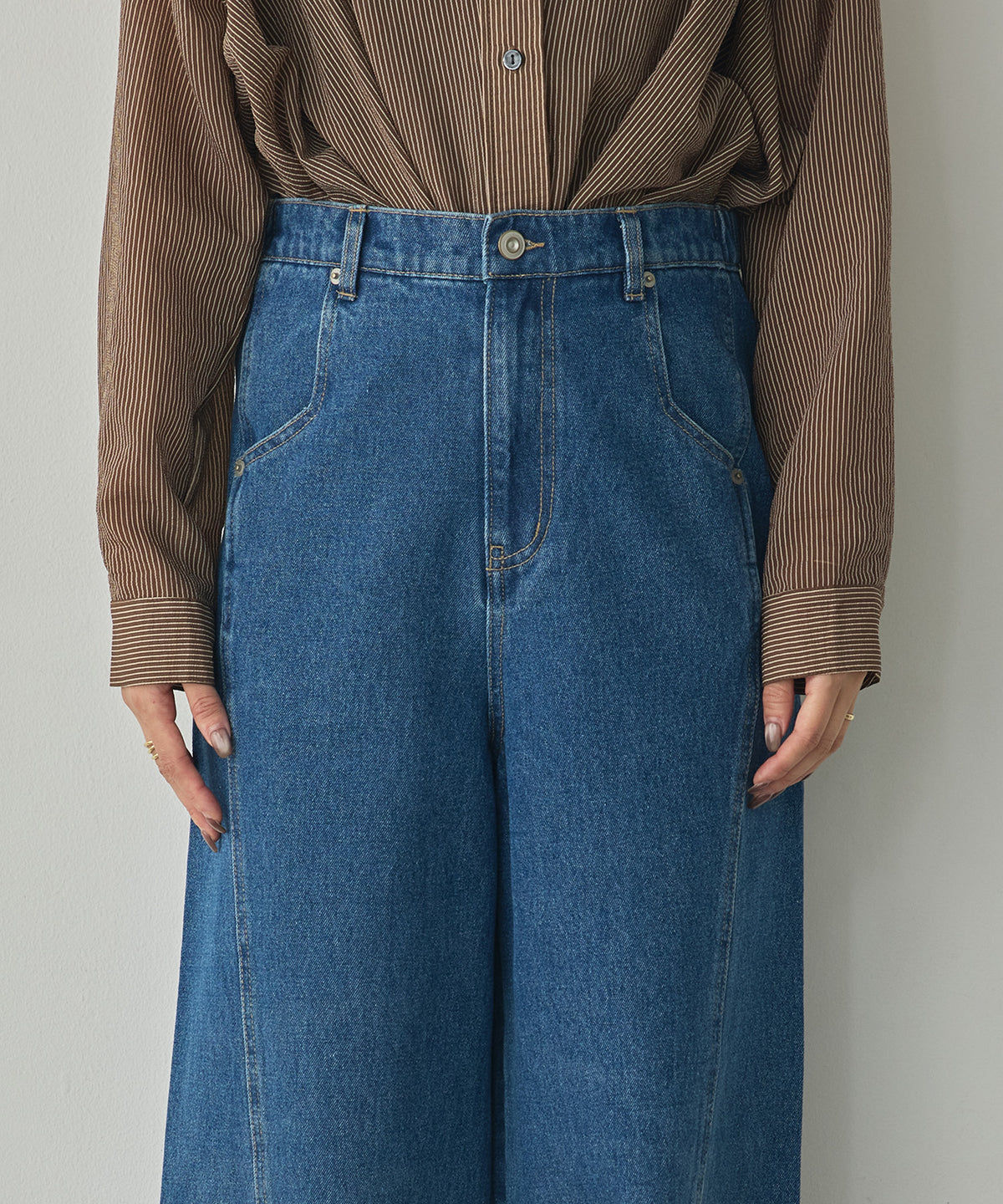 OMBRÉ DENIM PANTS