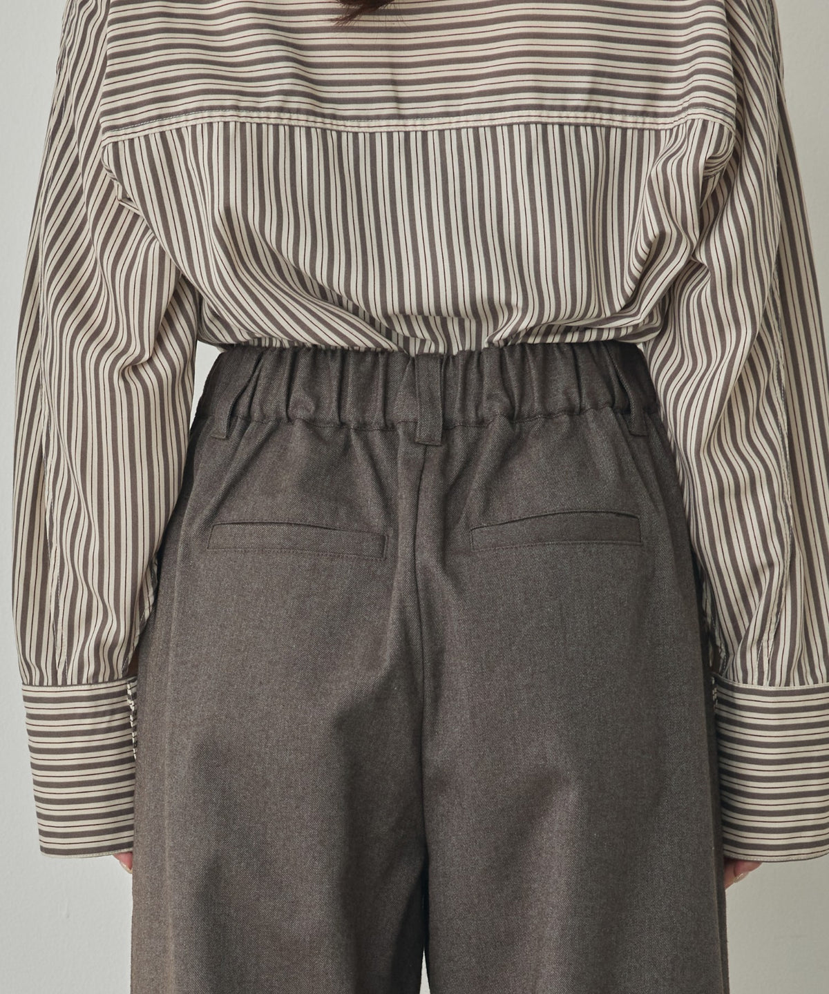 WIDE-LEG WITH LACE HEM PANTS