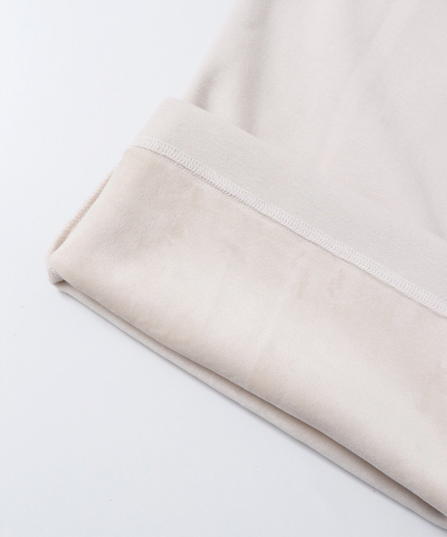 ベロアボンディング スウェットワイドパンツ