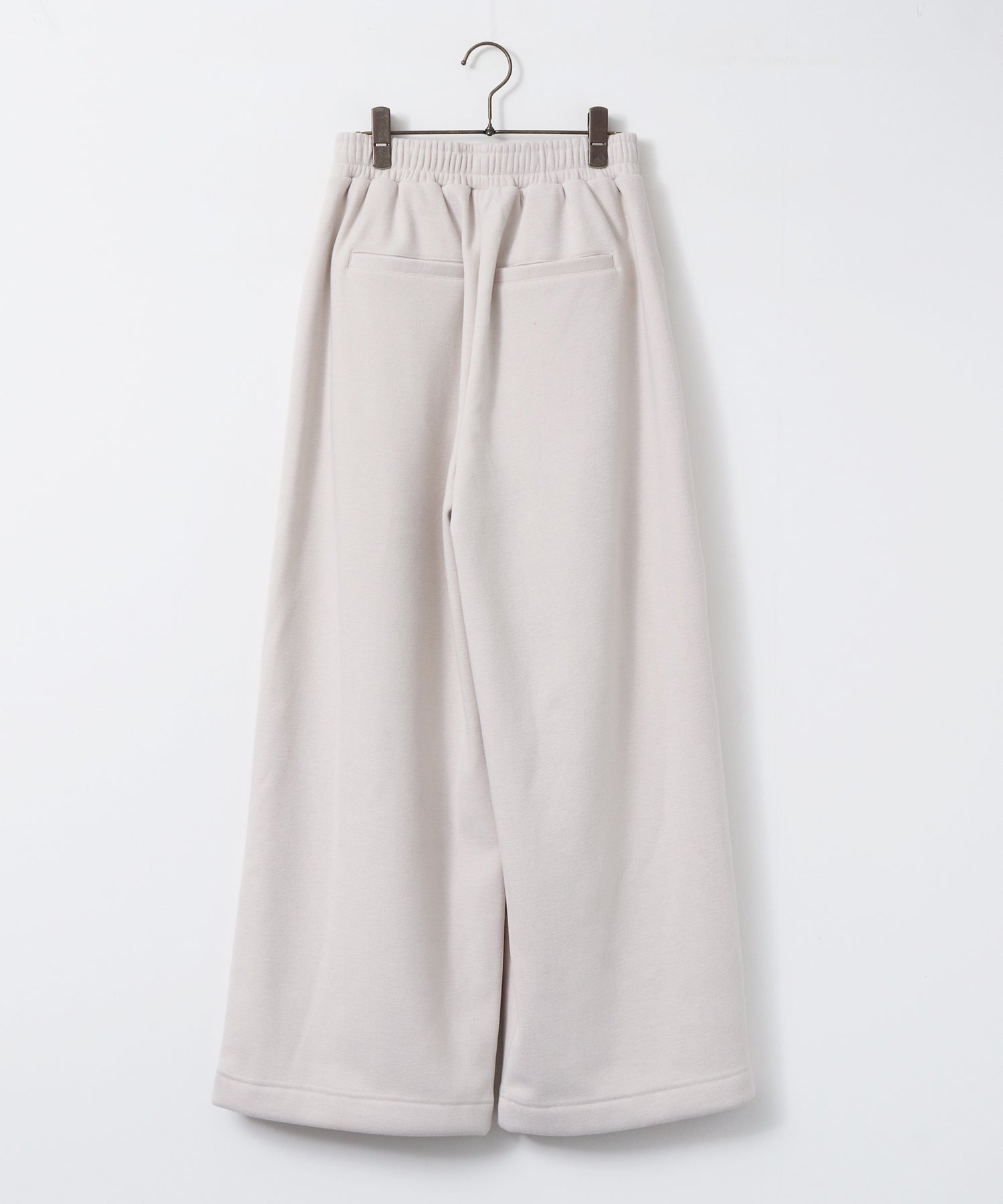 ベロアボンディング スウェットワイドパンツ