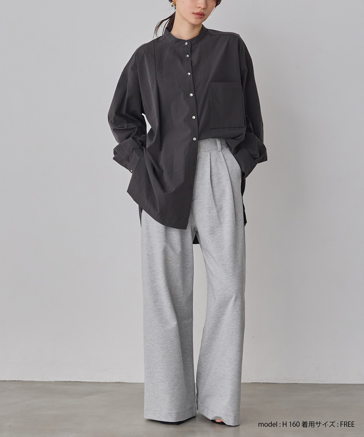 裏毛 スウェットタックパンツ