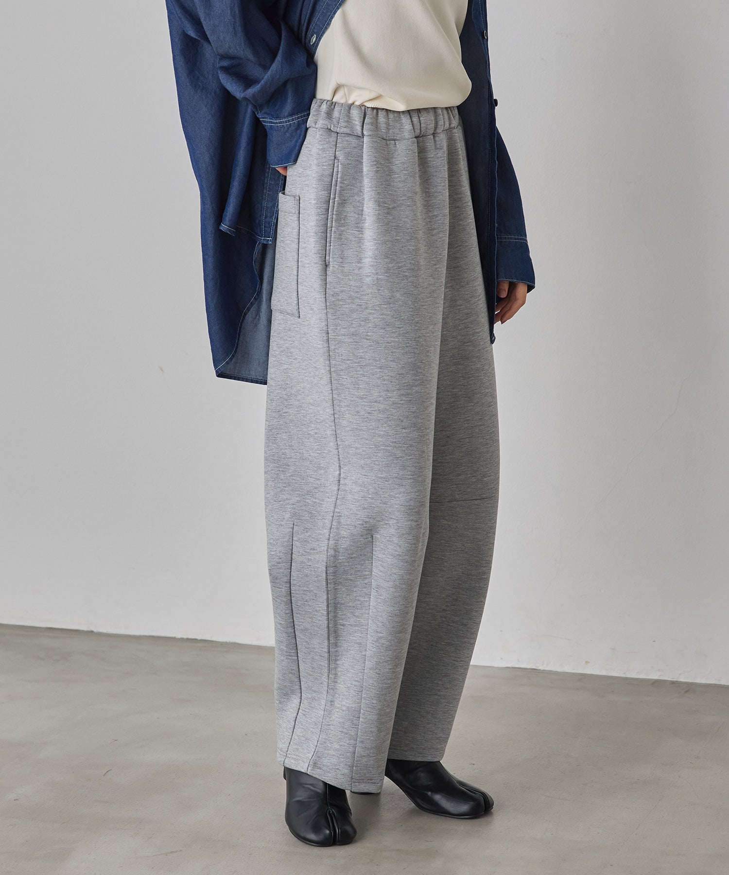 美品　lig. cocoon pants コクーンパンツ　グレー Mサイズ cocoon pants | Lig.