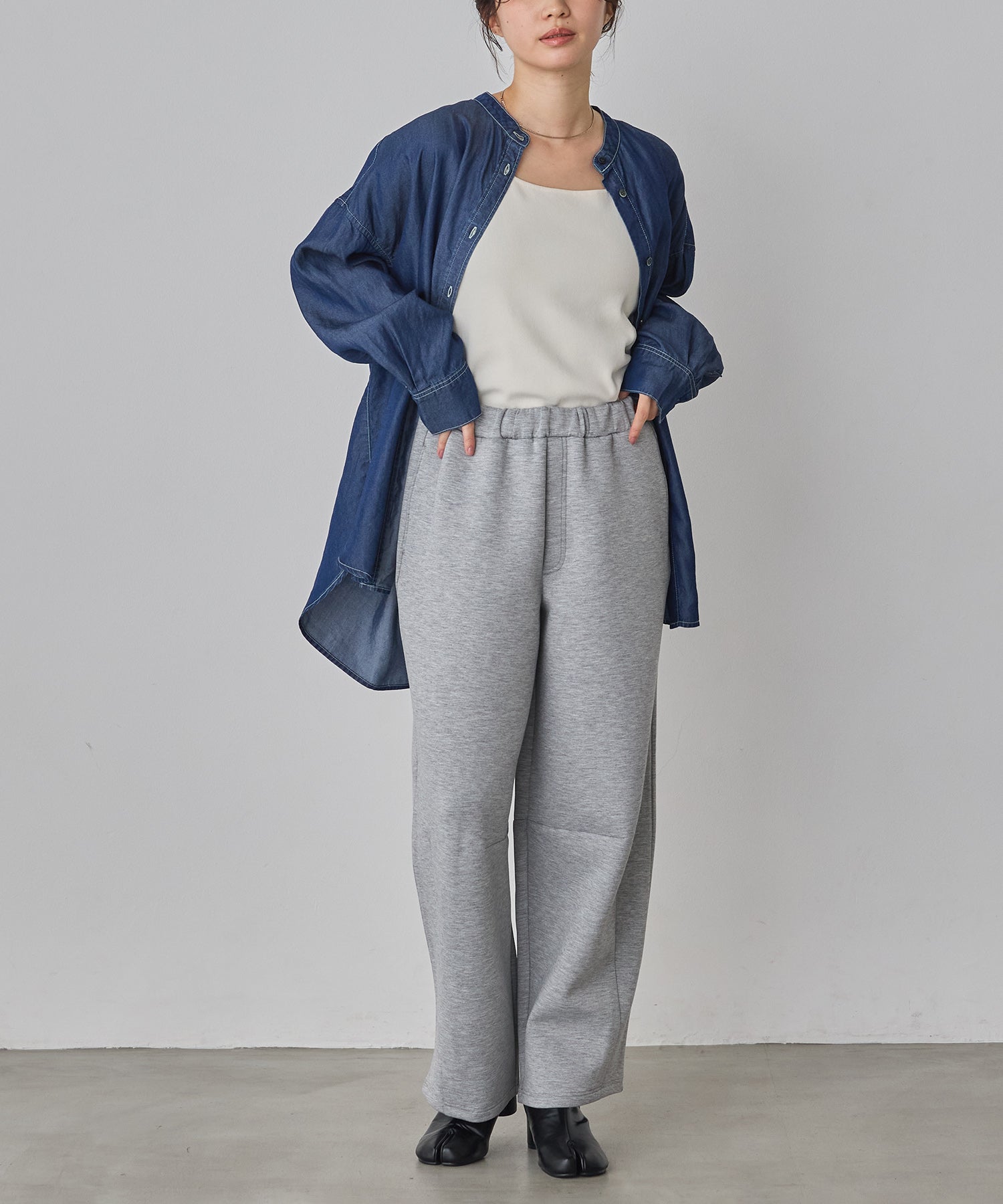 LIGHT CARDBOARD COCOON PANTS